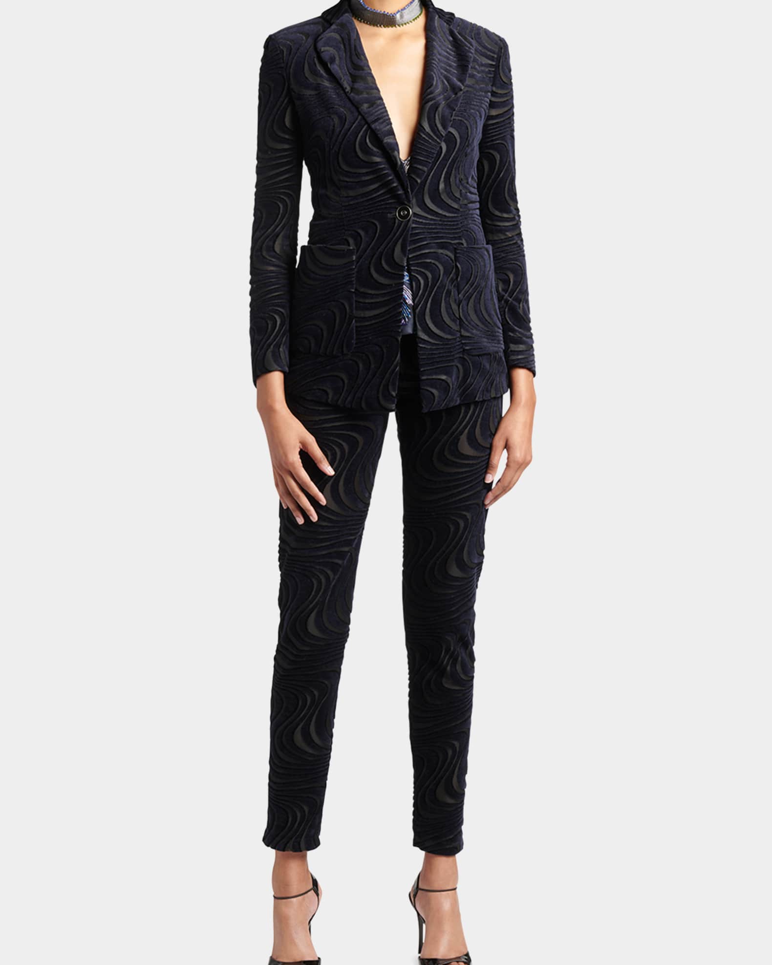 Womens jersey blazer jacket cheap