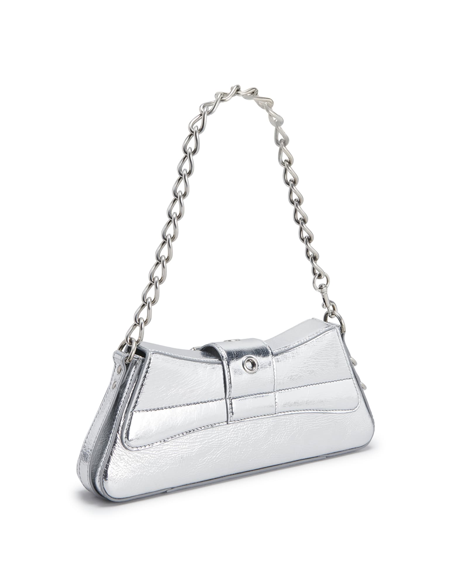 Balenciaga Lindsay Small Mirror Chain Shoulder Bag | Neiman Marcus