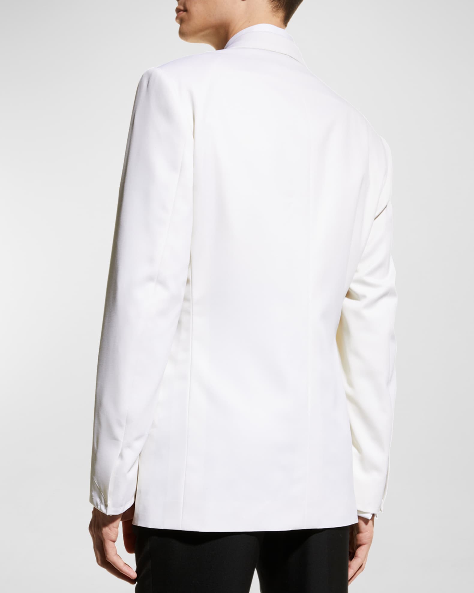 Brioni Men's Solid Wool Dinner Jacket | Neiman Marcus