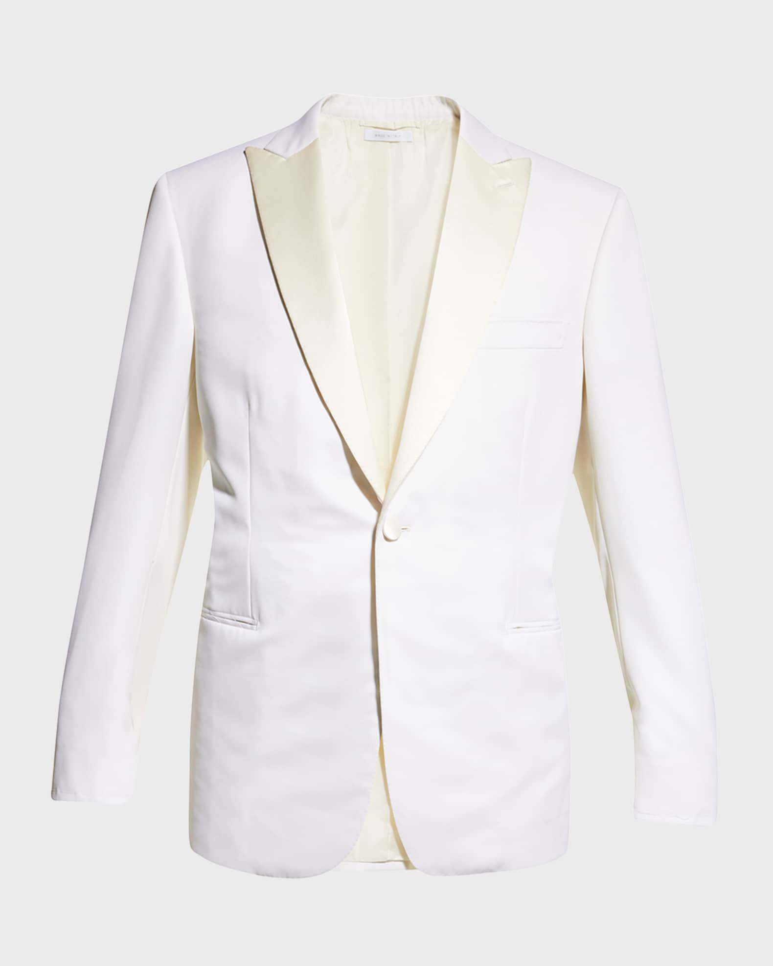 Brioni Men's Solid Wool Dinner Jacket | Neiman Marcus