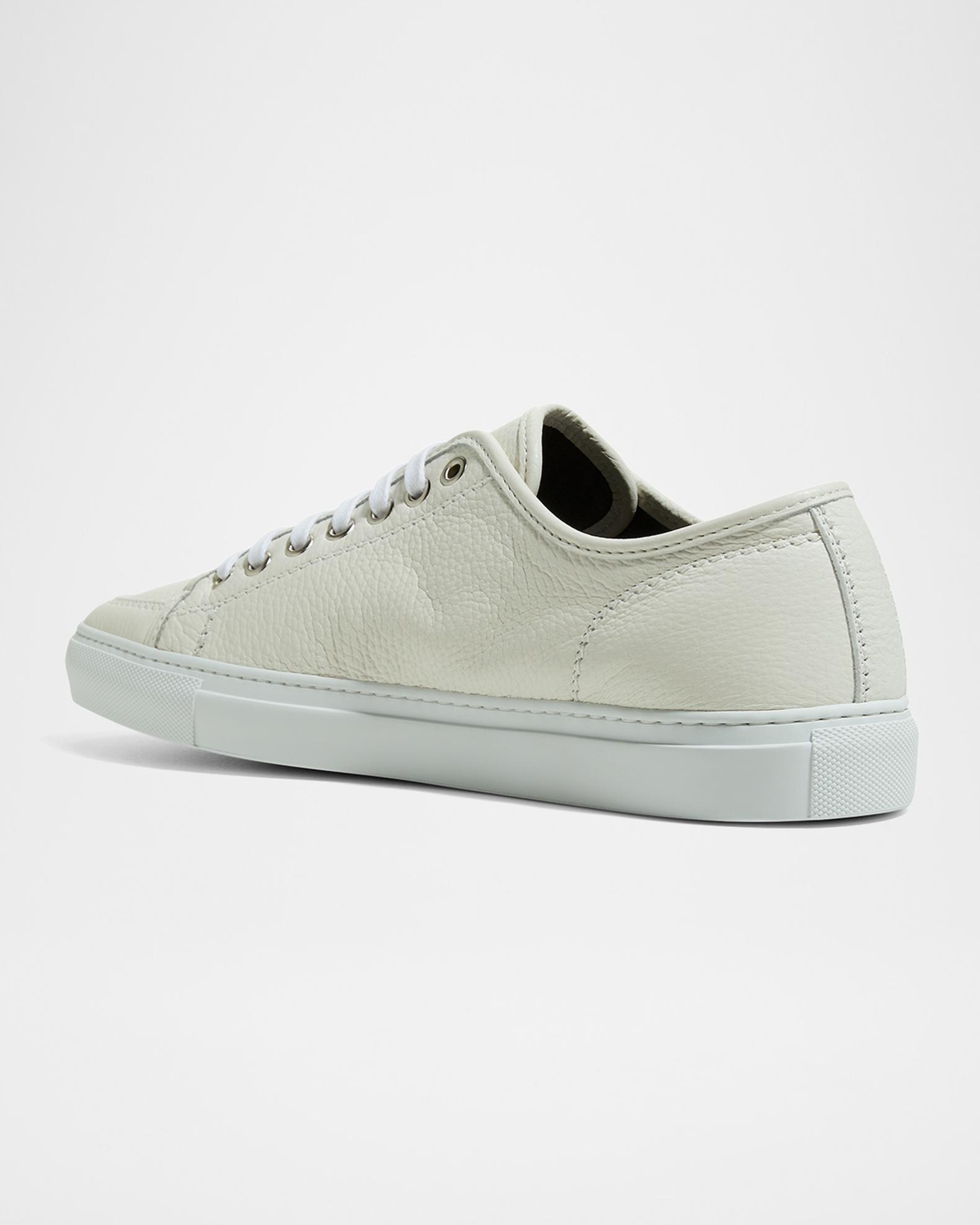 BOEMOS White Leather Low Top Sneakers Men’s EU 43 Made in Italy Men main image 4