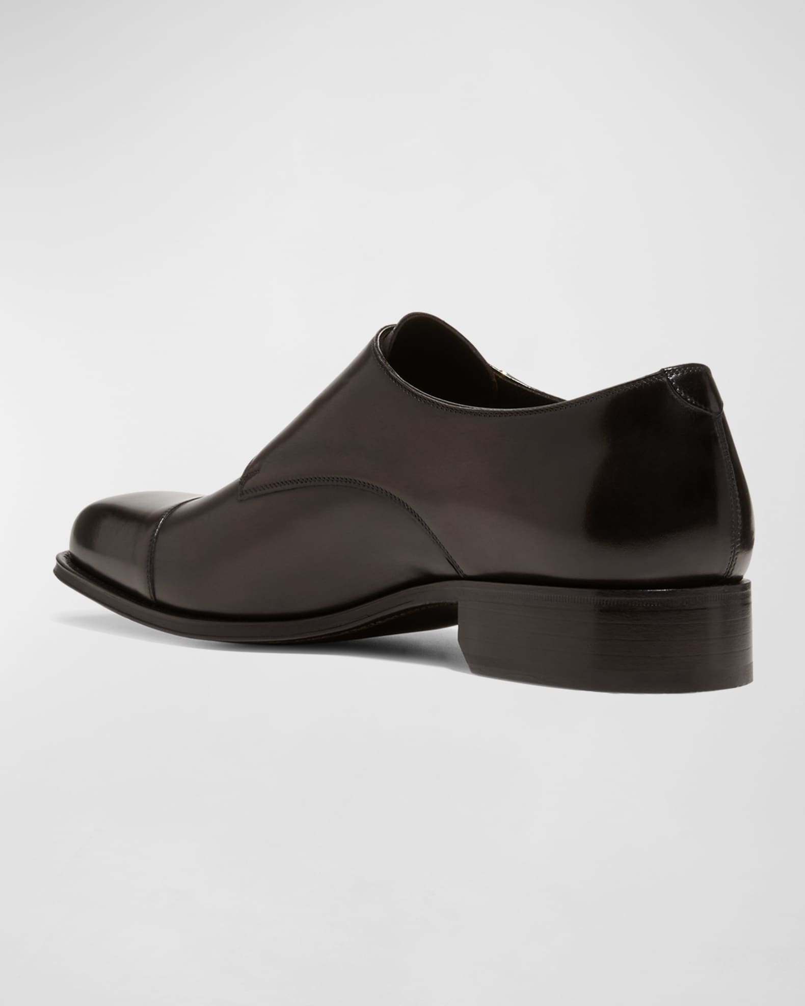 TOM FORD Men's Claydon Leather Double Monk Strap Loafers | Neiman Marcus