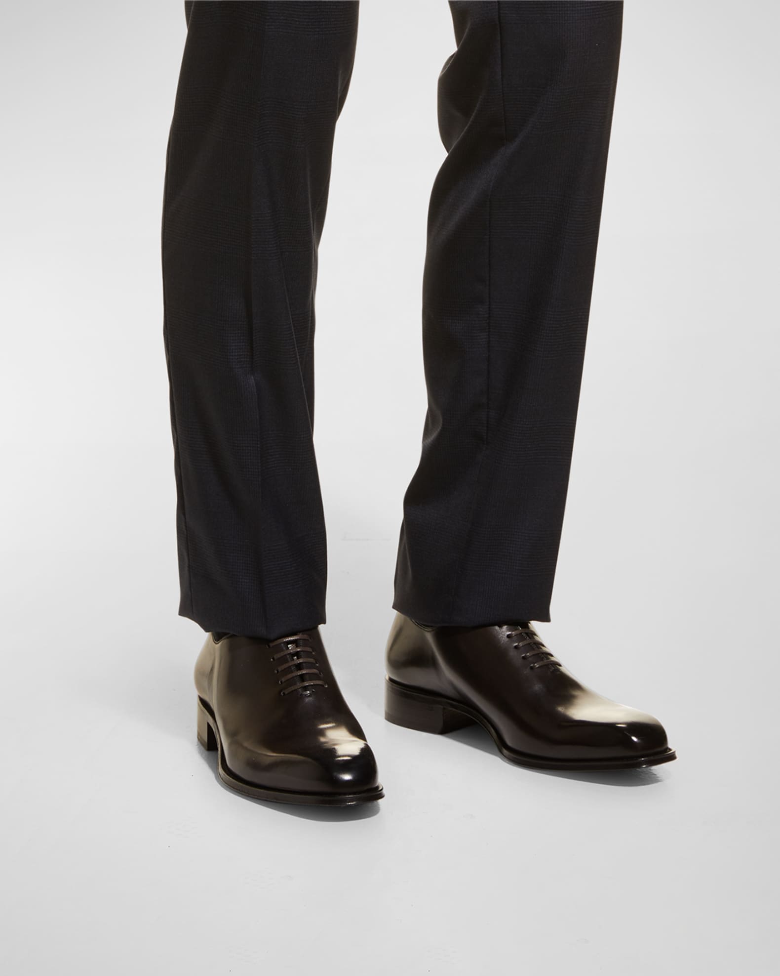 Men's Claydon Burnished Leather Oxfords 1