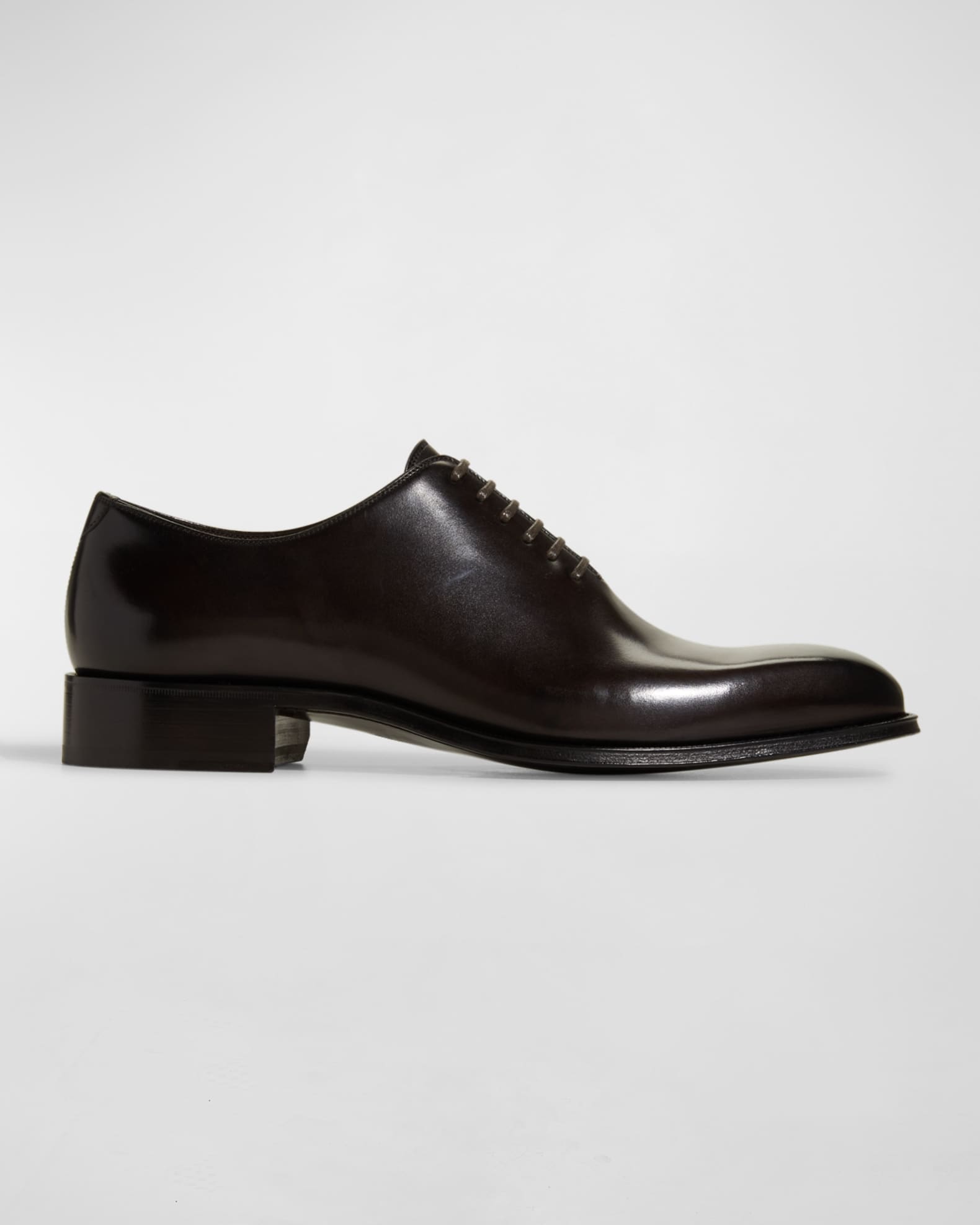 Claydon Burnished Leather Lace-up Shoes