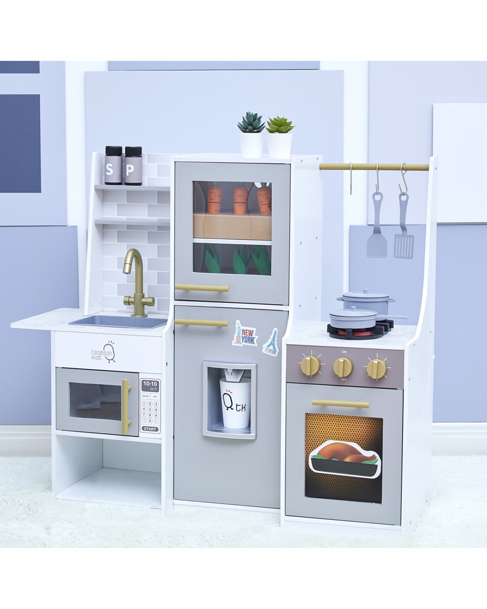 Little chef paris best sale play kitchen set