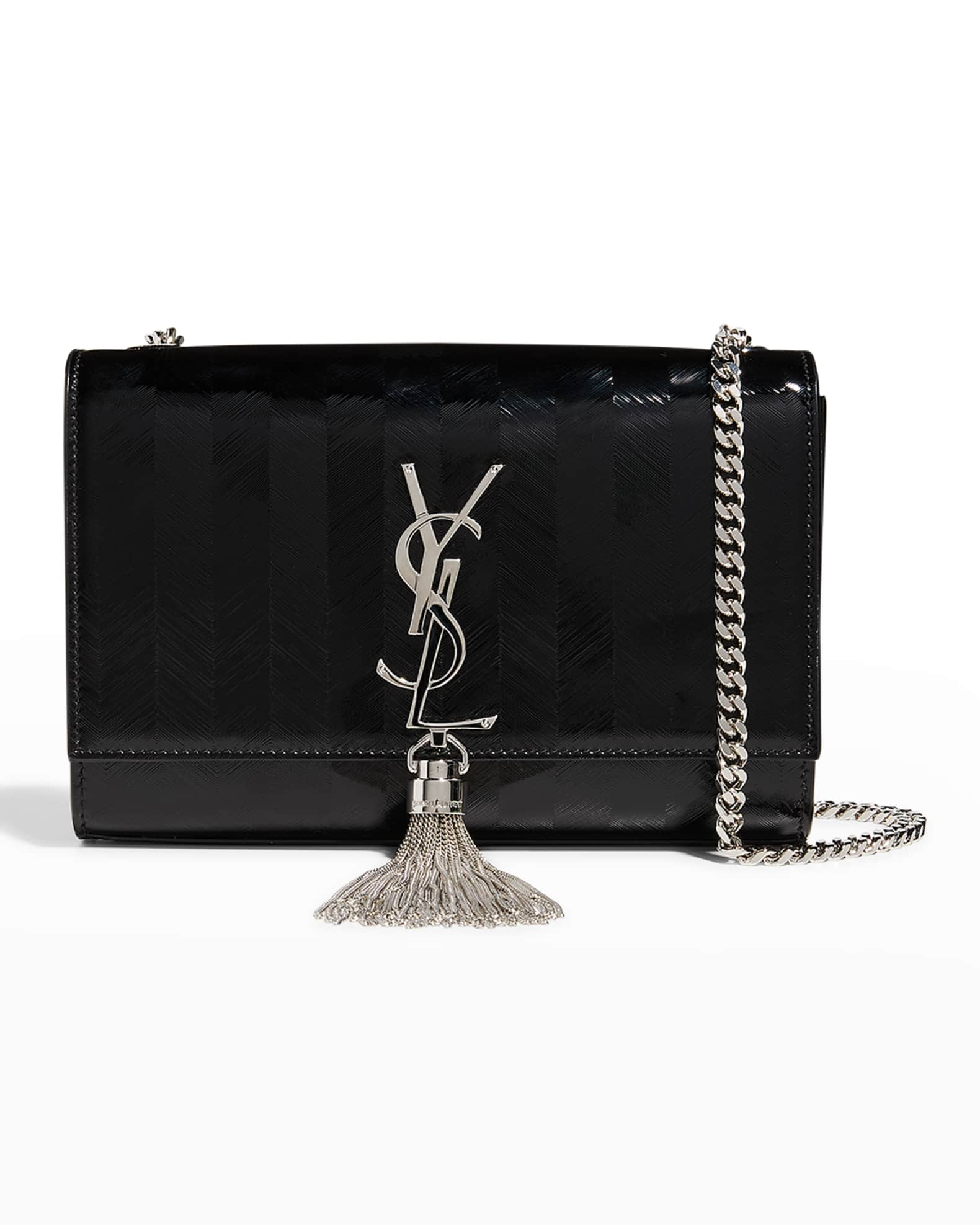 Saint Laurent Kate Small Textured-leather Shoulder Bag in 2023