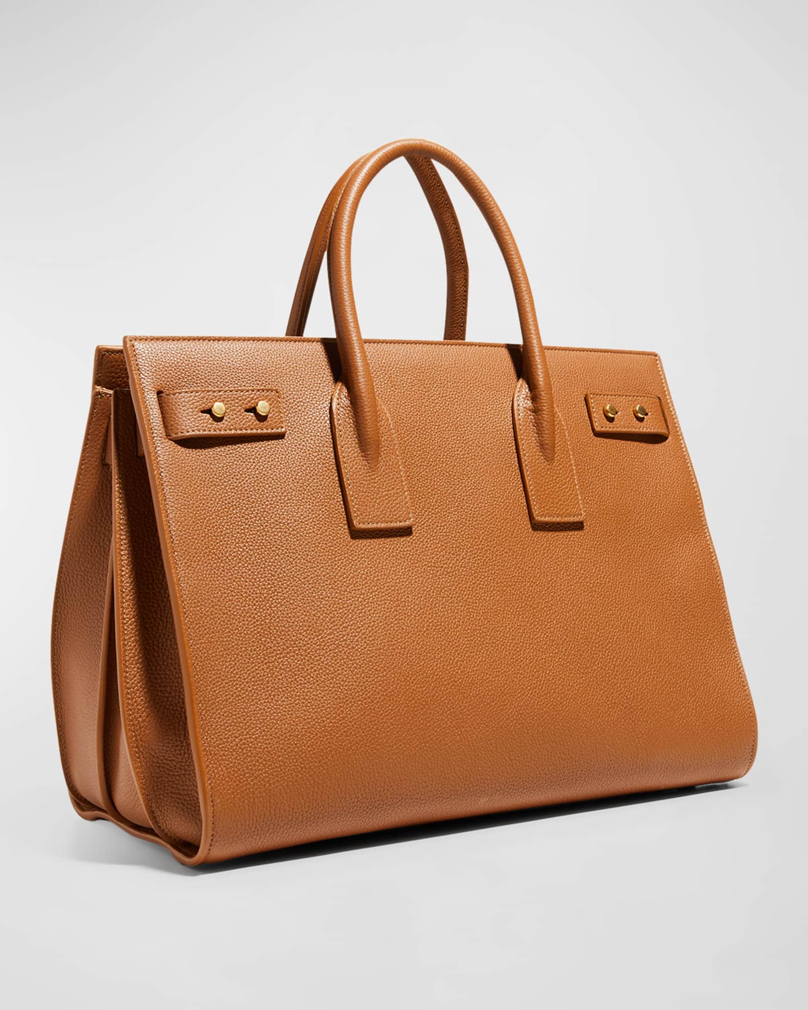 Saint Laurent Sac De Jour Medium TopHandle Bag in Grained Leather