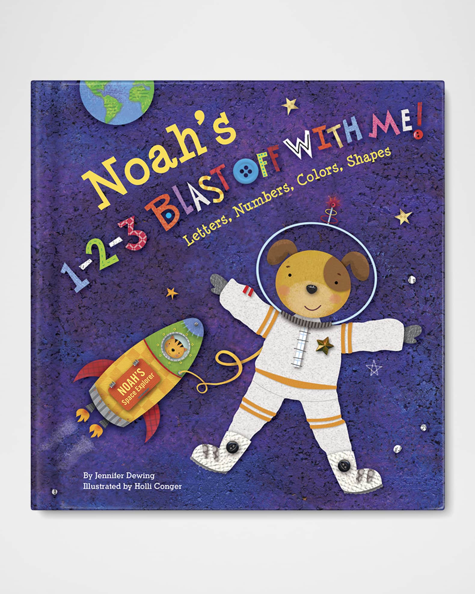 1-2-3 Blast Off Books by Maia Haag, Personalized 0