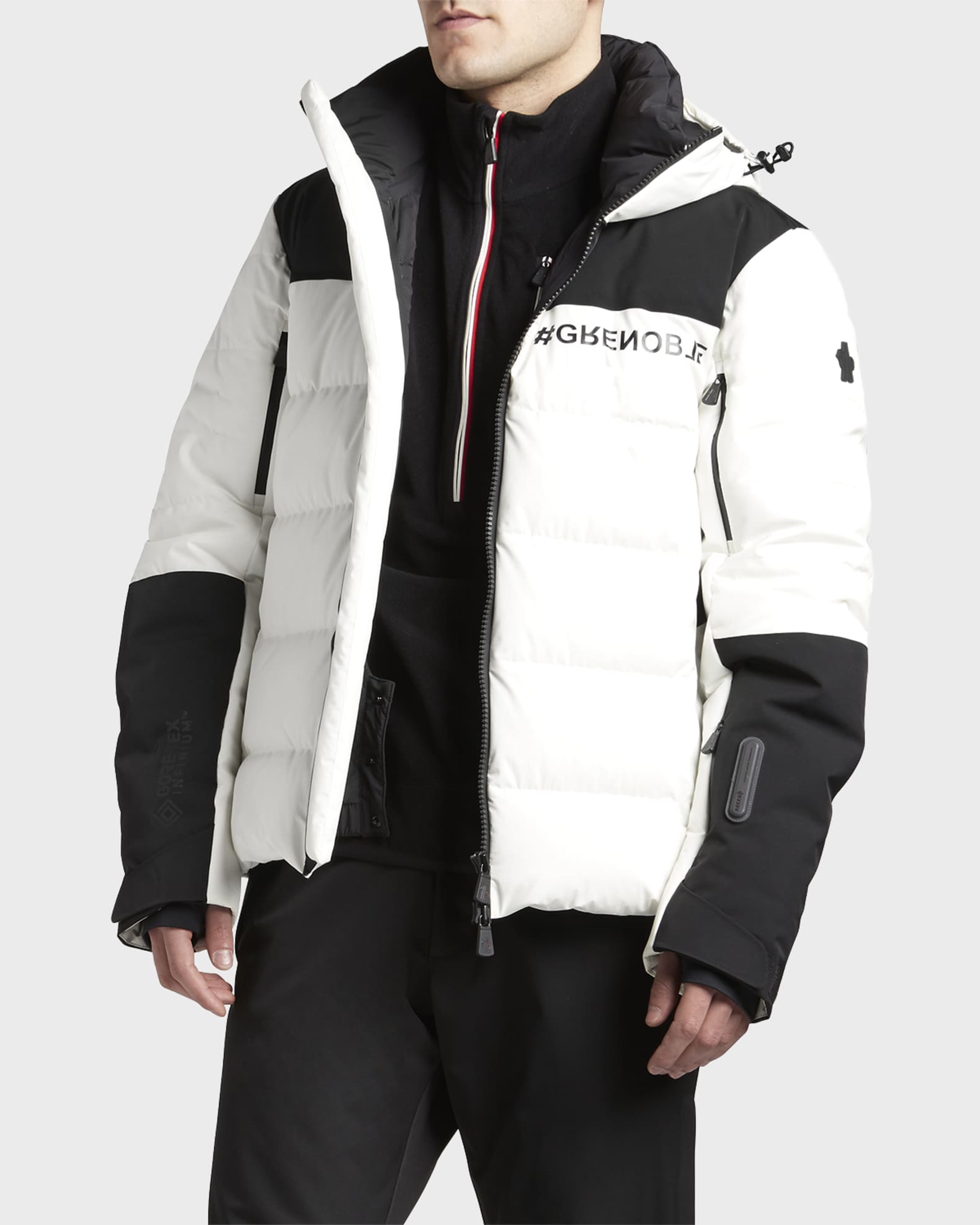 MONCLER GRENOBLE Men's Montmiral Colorblock Jacket Neiman Marcus