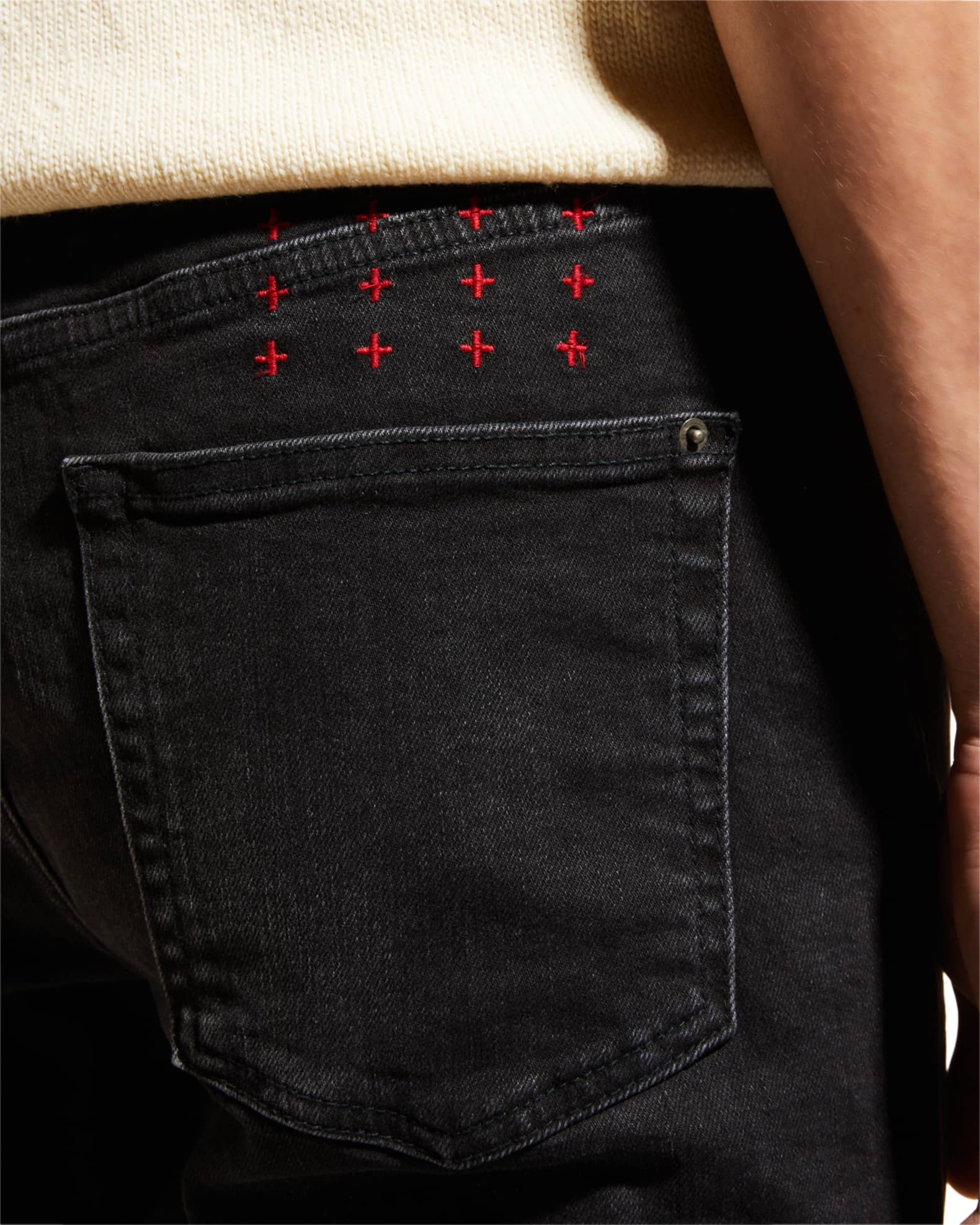 Ksubi Men's Chitch World Tour Printed Jeans Neiman Marcus