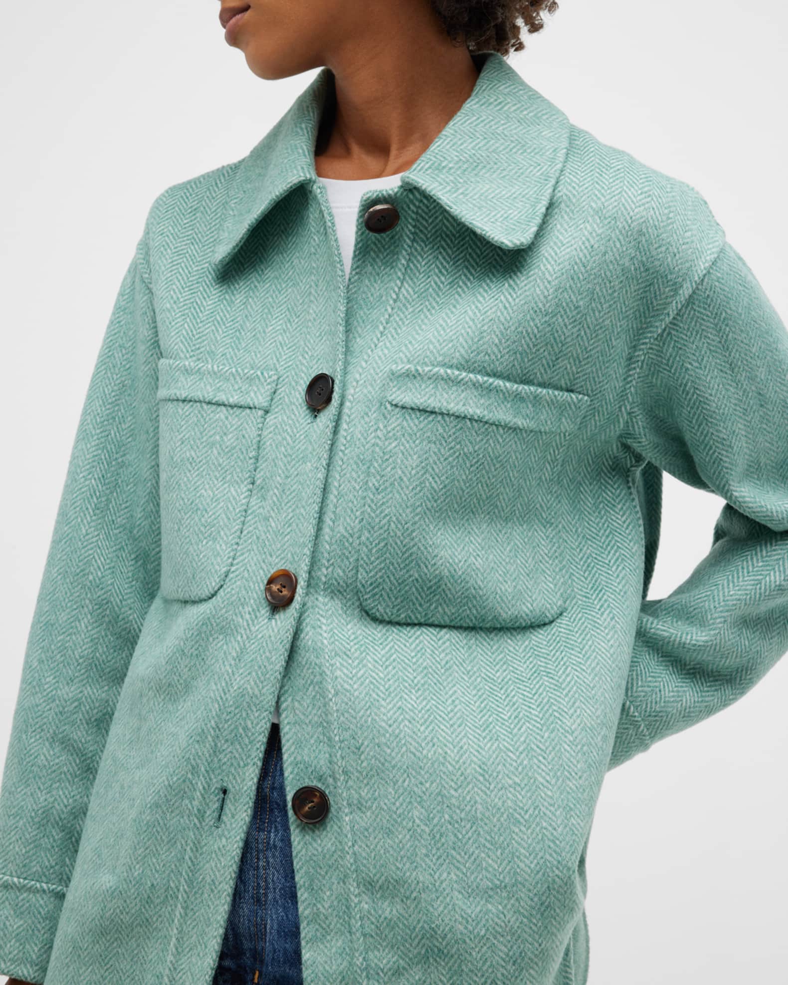 Rails Connie Wool Shirt Jacket Neiman Marcus