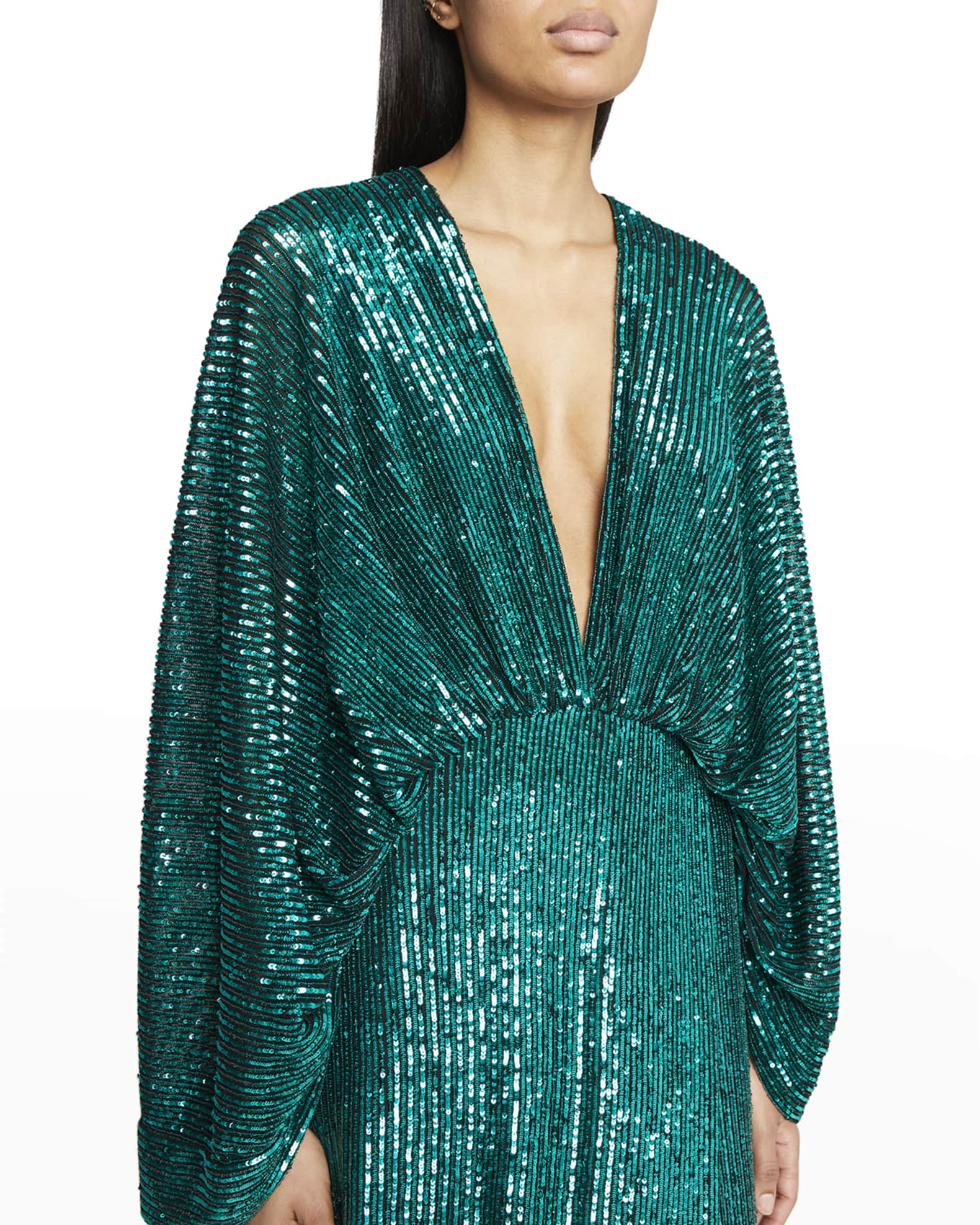 side slit gown