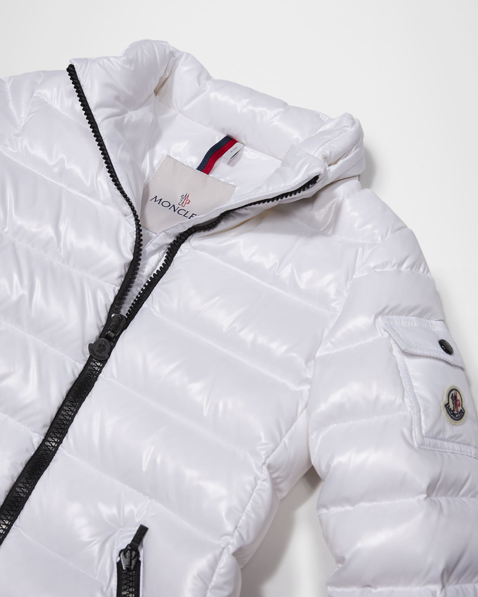 Moncler Girl's Moka Long Puffer Coat, Size 4-6 | Neiman Marcus