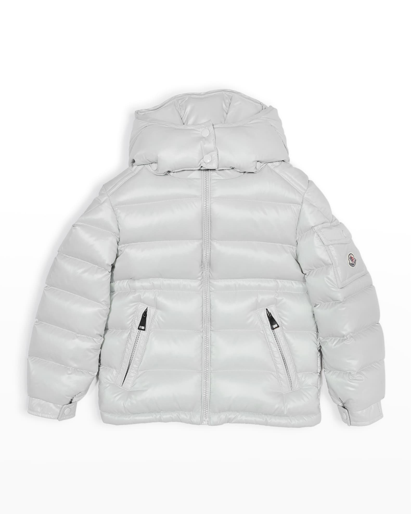 Moncler Girl's Marie Puffer Jacket, Size 8-14 | Neiman Marcus