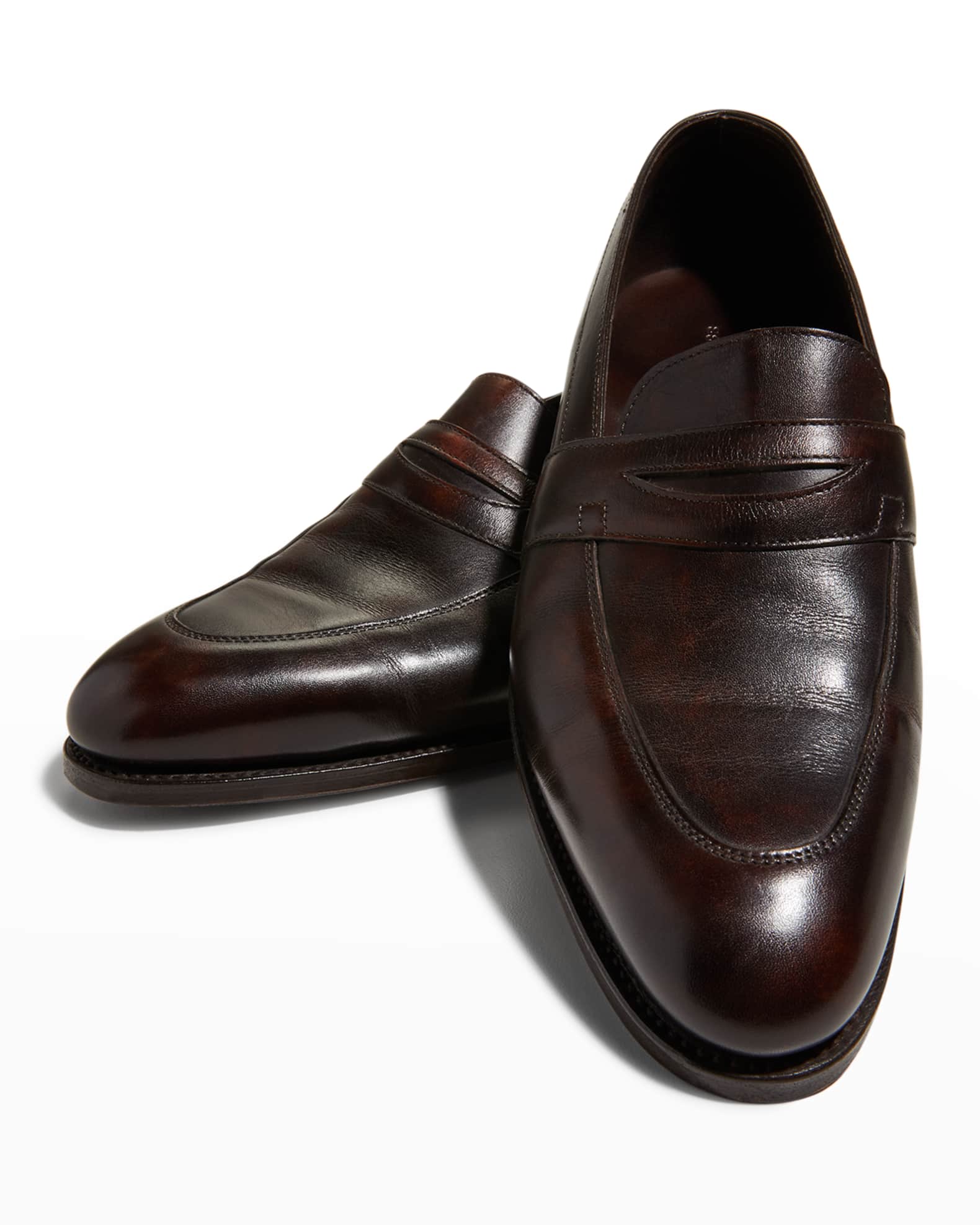 Men's Adley Leather Penny Loafers