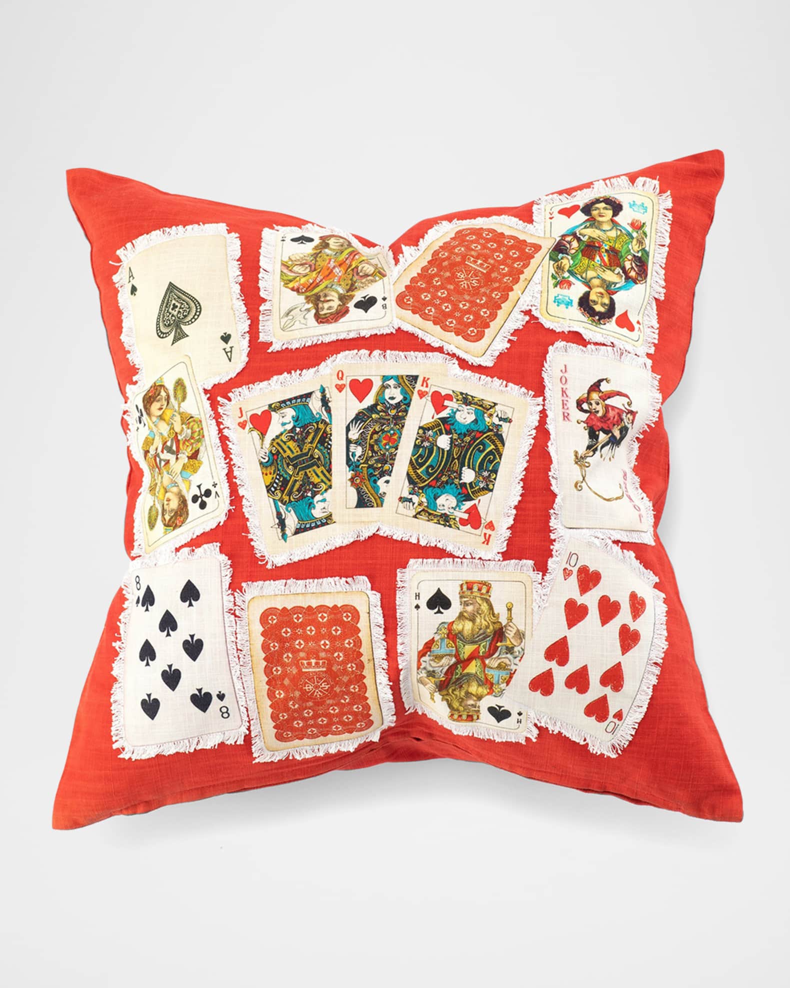 Casino Playing Cards Pillow 0