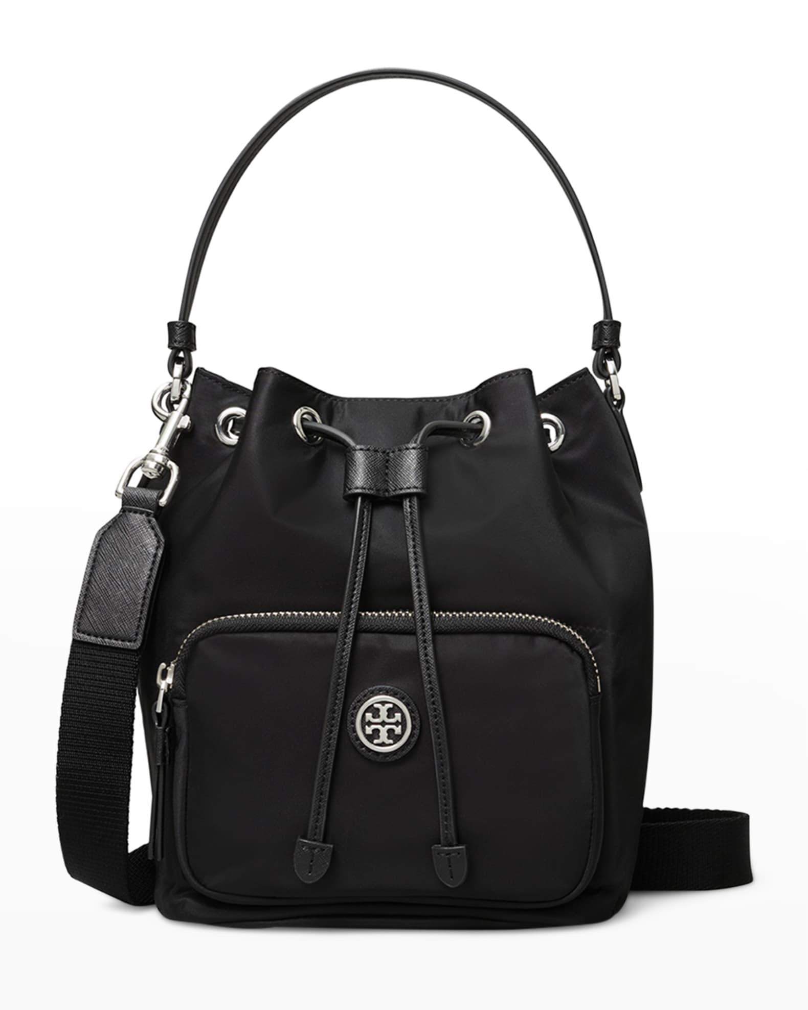 Tory Burch Virginia Recycled Nylon Bucket Bag Neiman Marcus