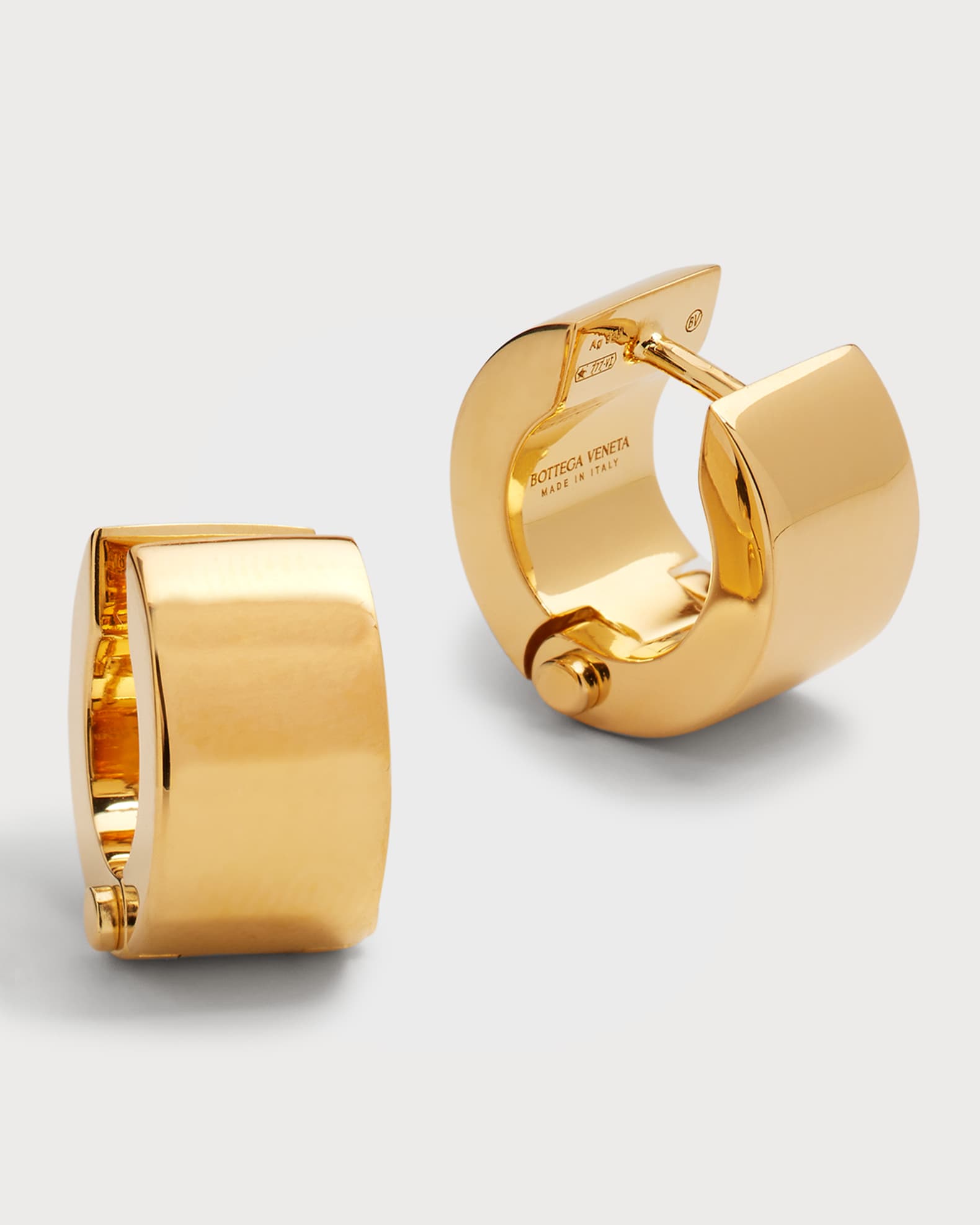 Bottega Gold Finish Over Sterling Silver Earrings Neiman Marcus