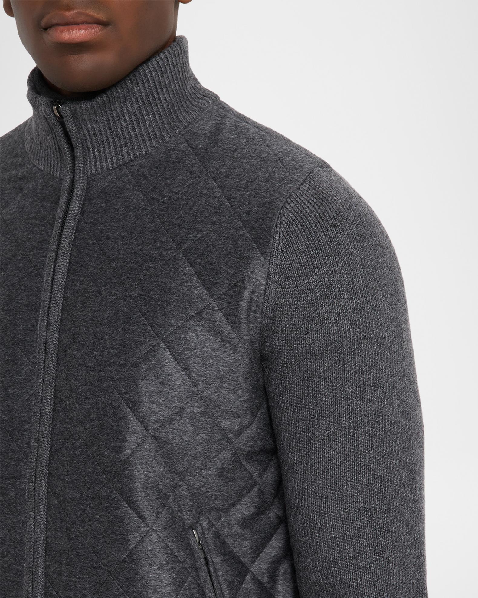 Mens Quilted Sweater Polo Ralph Lauren Men