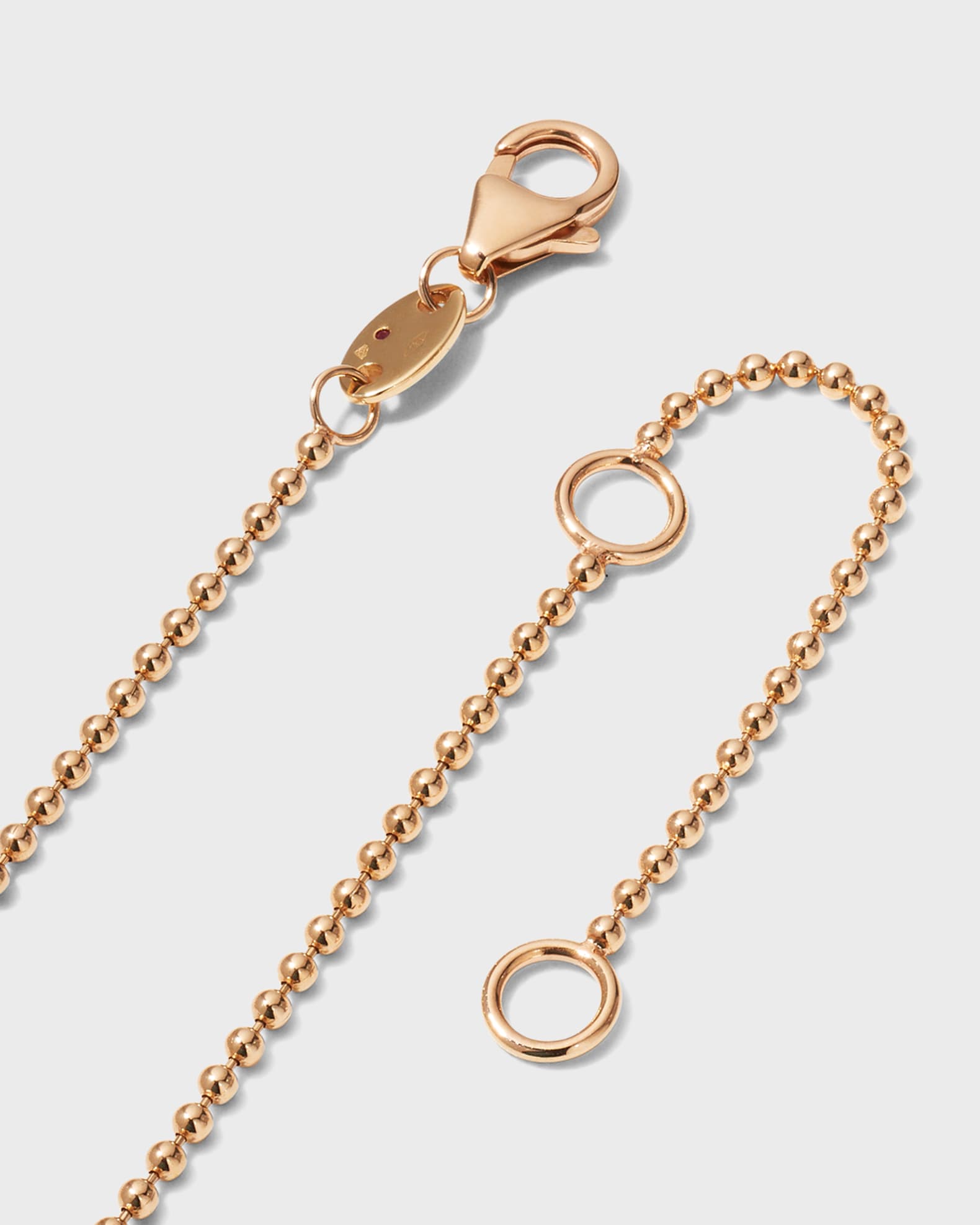 Roberto Coin 18k Rose Gold Diamond & Lapis Pendant Necklace | Neiman Marcus