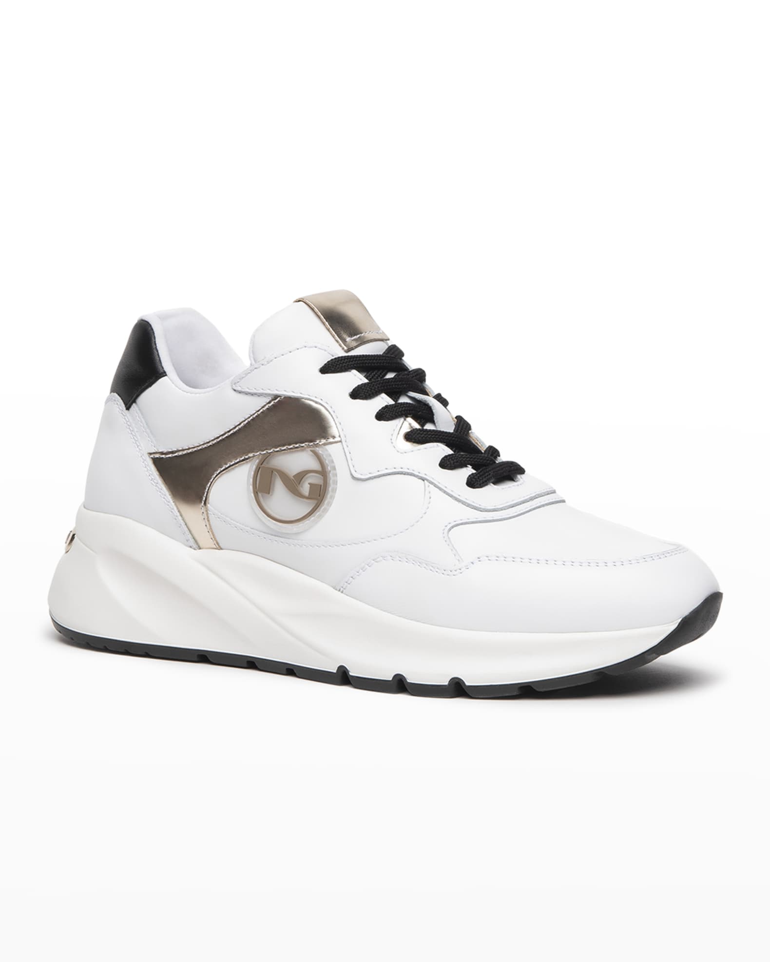 jaryd logo wedge sneakers