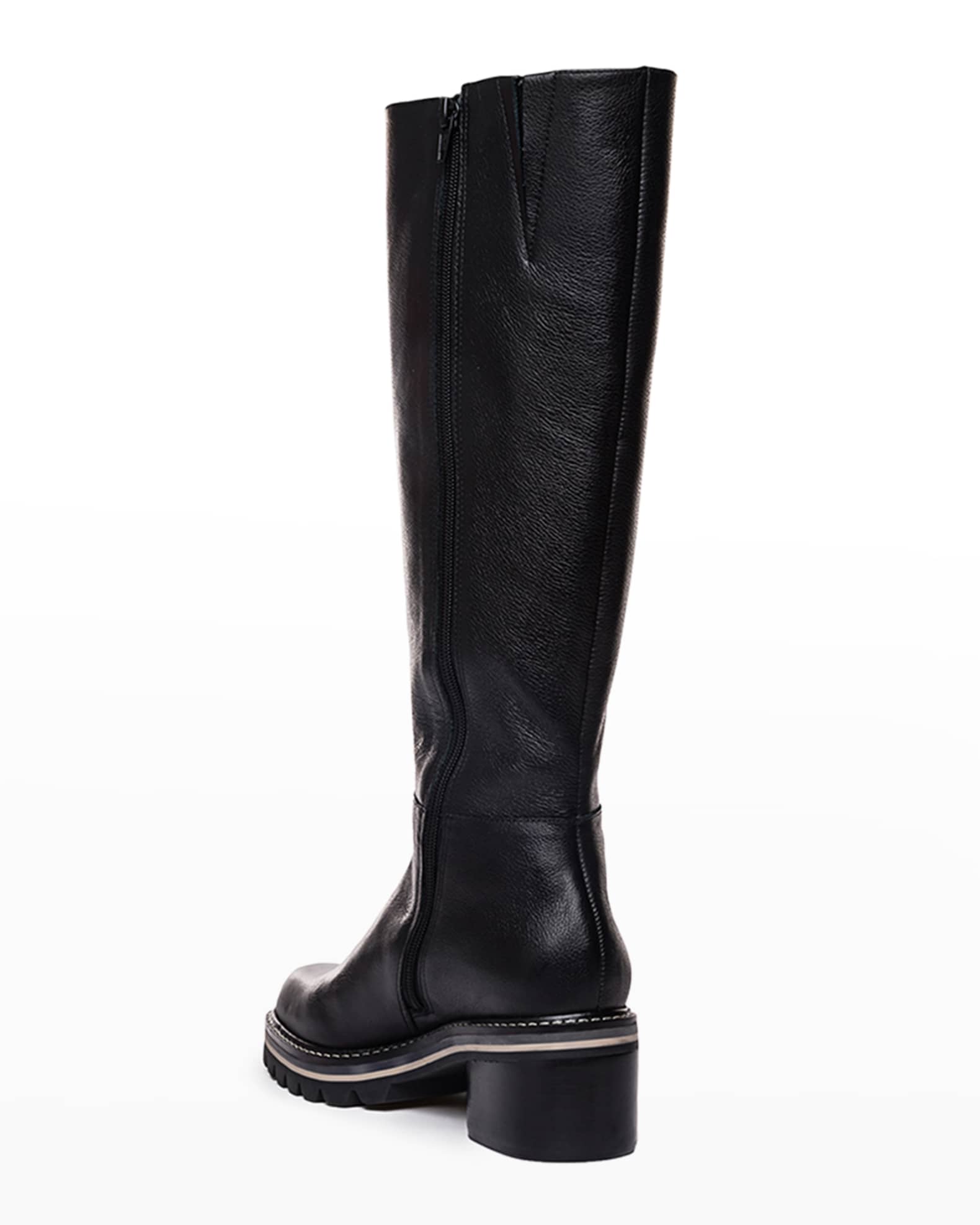 Bernardo Susana Calfskin Tall Riding Boots | Neiman Marcus
