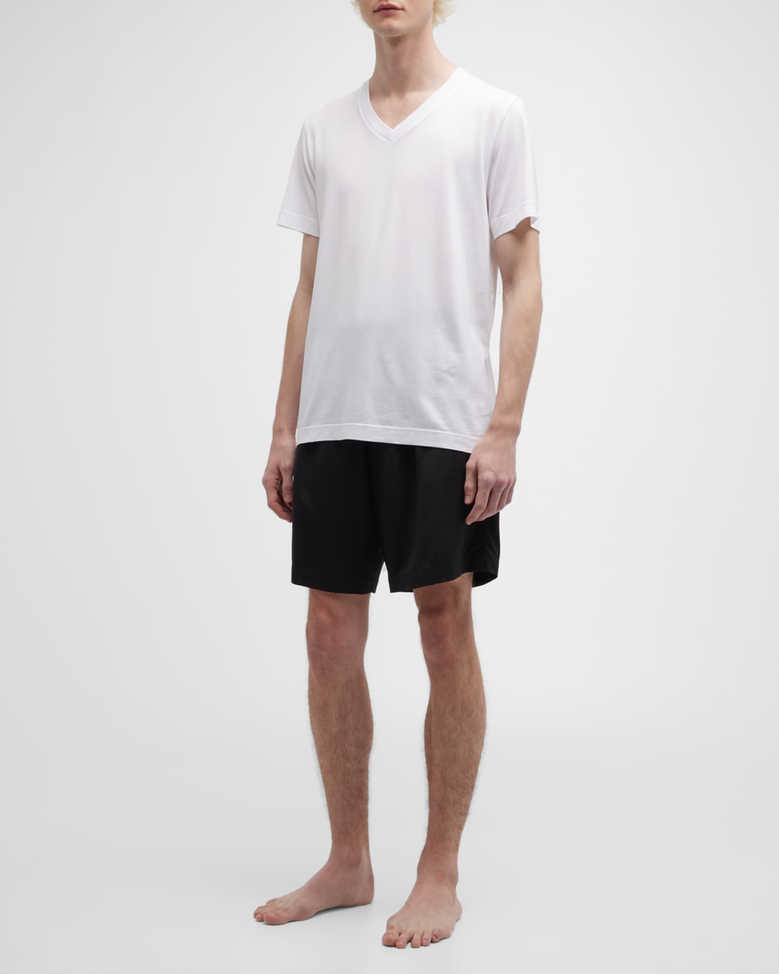 CDLP Men's V-Neck Stretch T-Shirt | Neiman Marcus