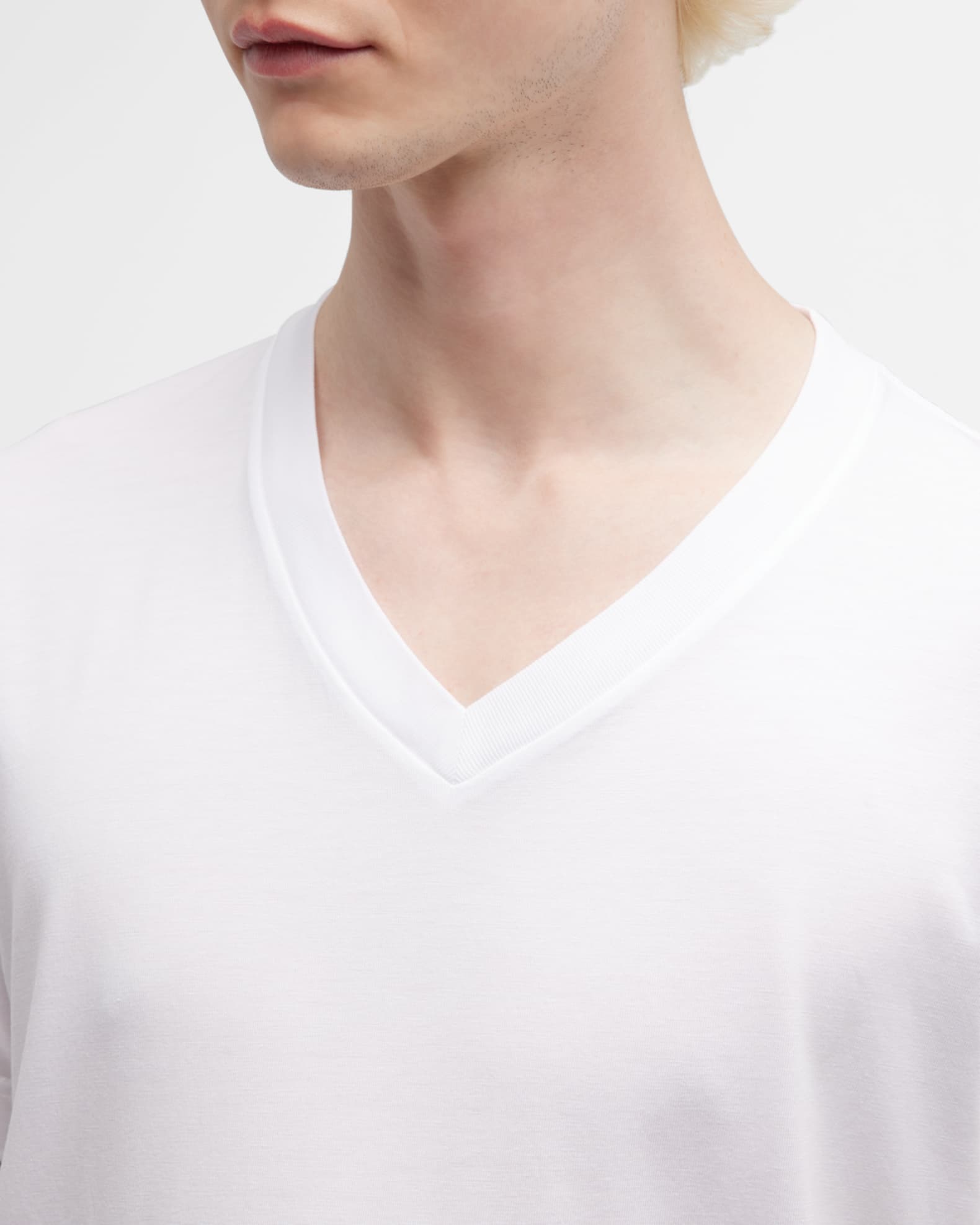 CDLP Men's V-Neck Stretch T-Shirt | Neiman Marcus