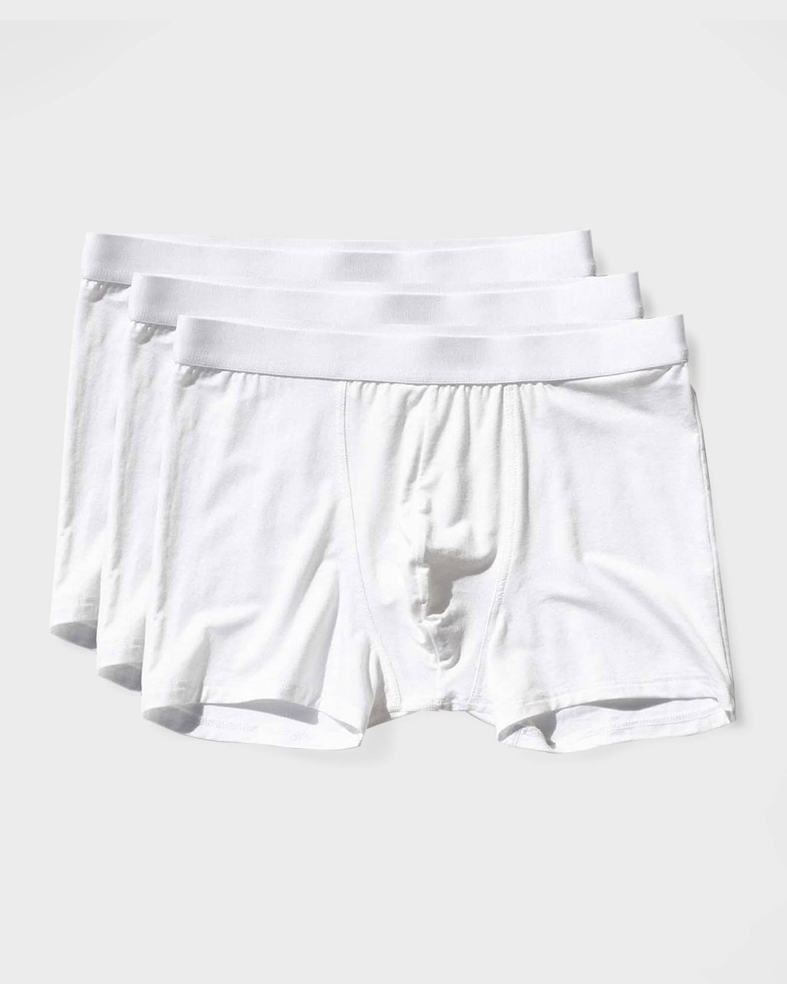 CDLP Men s Solid 3 Pack Boxer Briefs White Men s XL Men s Undergarments Socks Boxer Briefs Trunks Underwear