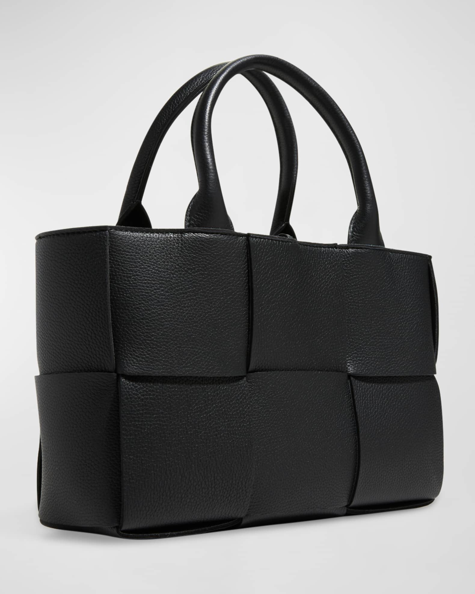 Bottega Veneta | Women Mini Arco Leather Tote Bag Black Unique