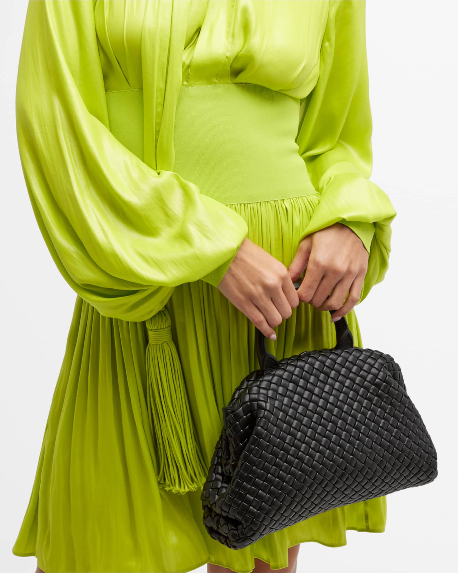 Intrecciato Padded Napa Satchel Bag Collection | Neiman Marcus