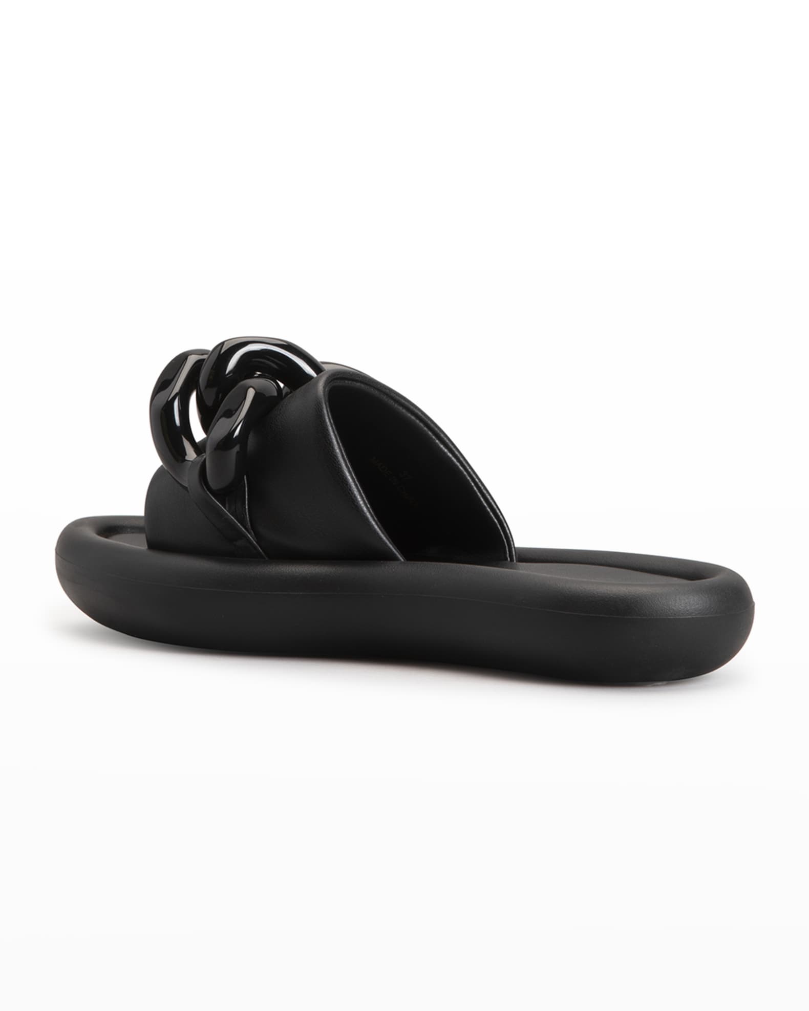 Stella McCartney Air Slide Chain Comfort Sandals | Neiman Marcus