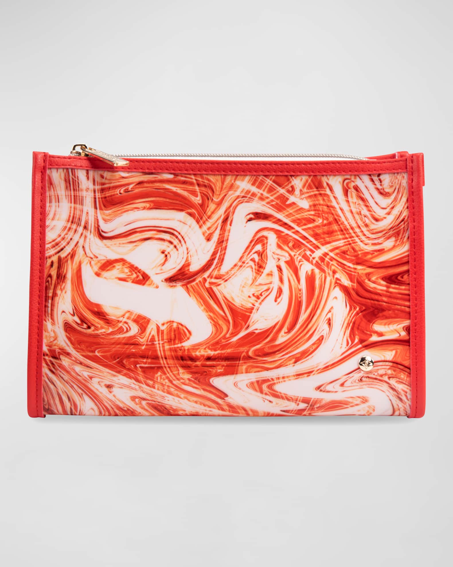 Miami Tangerine Tango Medium Makeup Bag 1