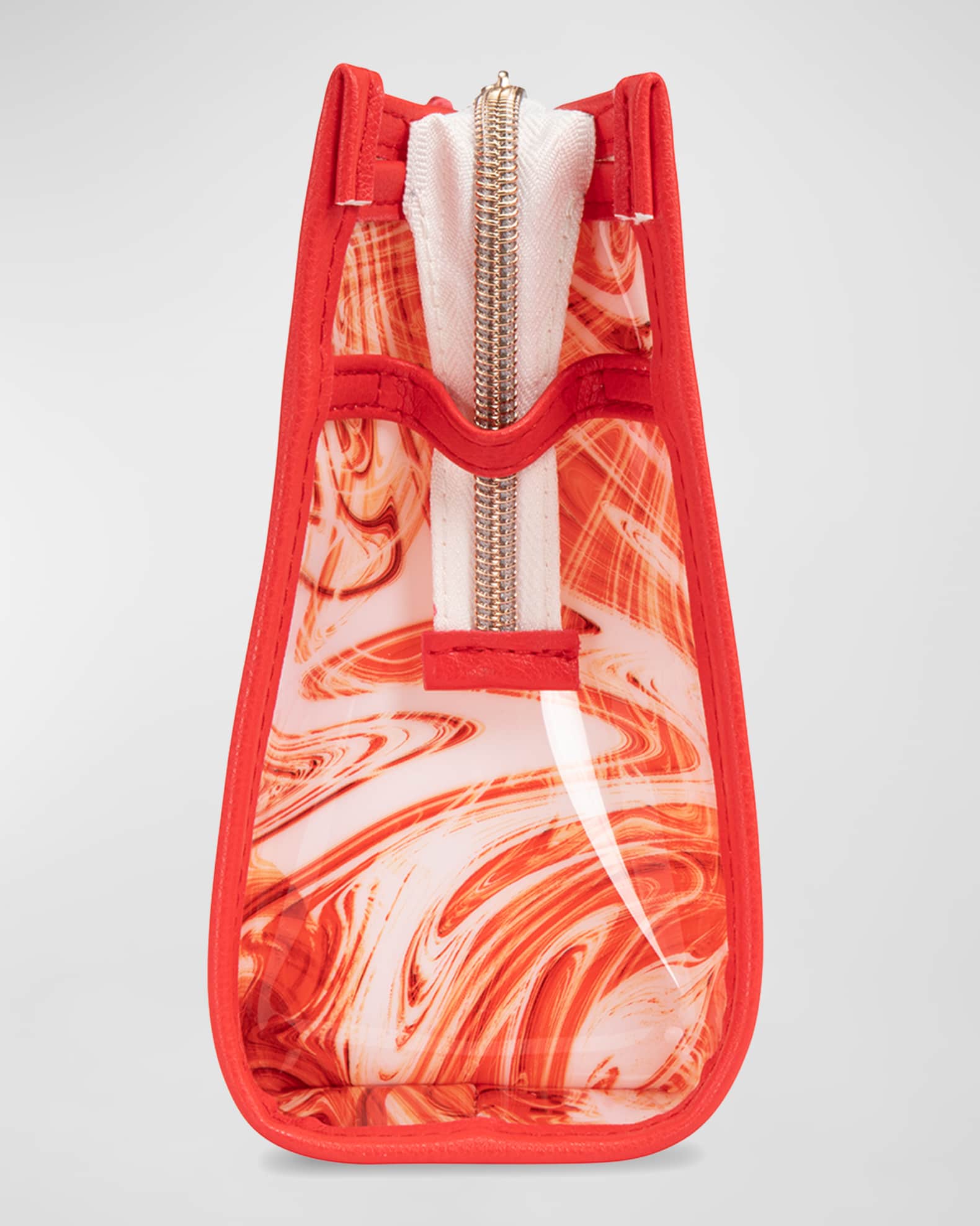 Stephanie Johnson Miami Tangerine Tango Medium Makeup Bag Neiman