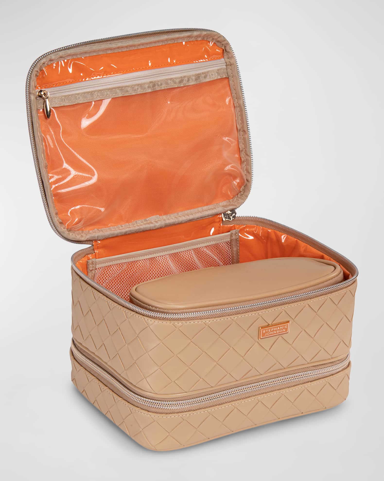 Victoria's Secret Fashion Show Bag Train-case  Train case, Black makeup bag,  Travel cases bags
