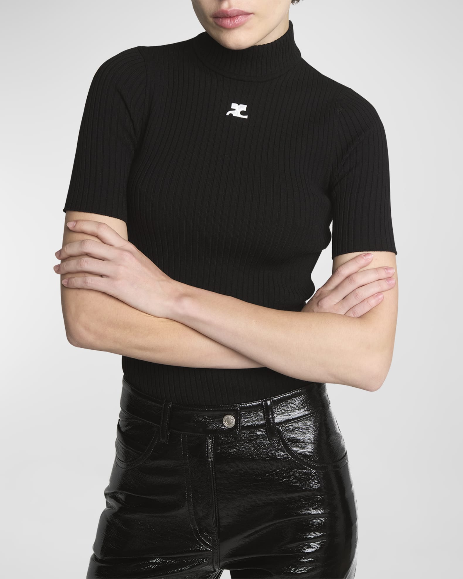 Chic Mock Neck Pullover for Women main image 1