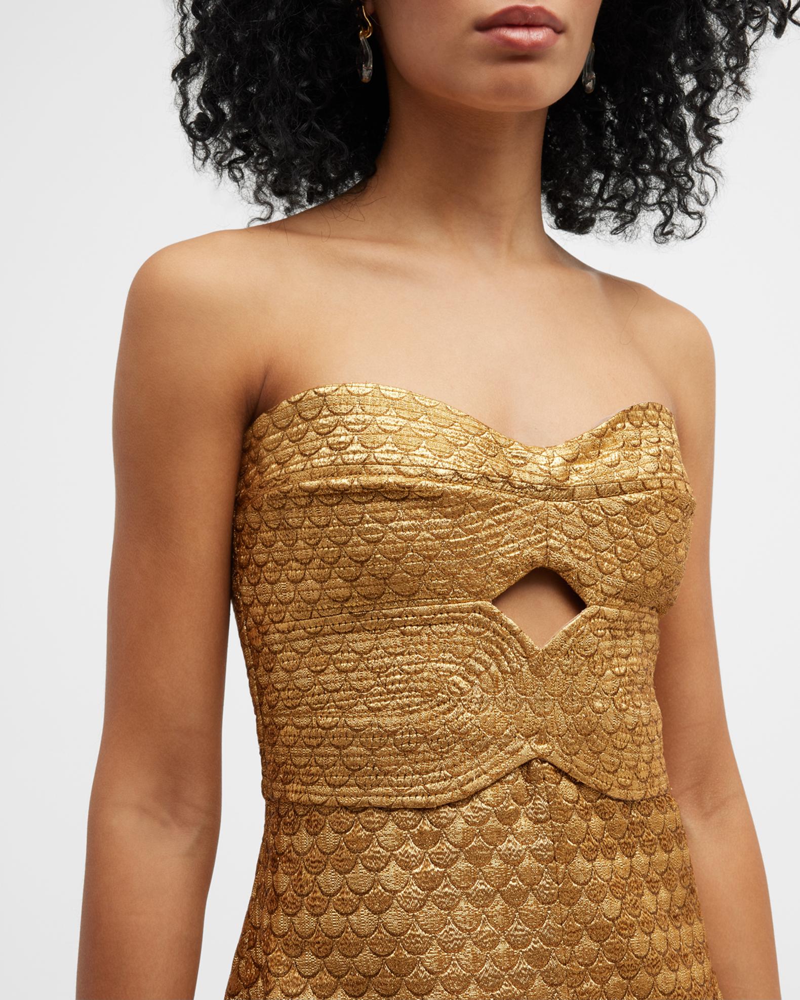 Ideal Universe Jacquard Midi Dress