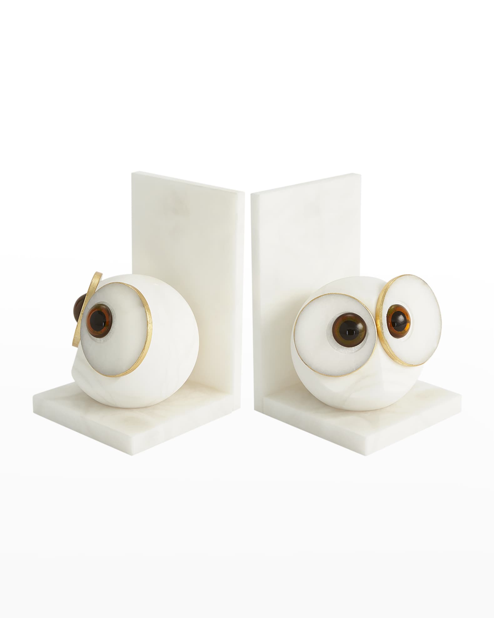 Big Eyed Owl Bookends, Set of 2 1