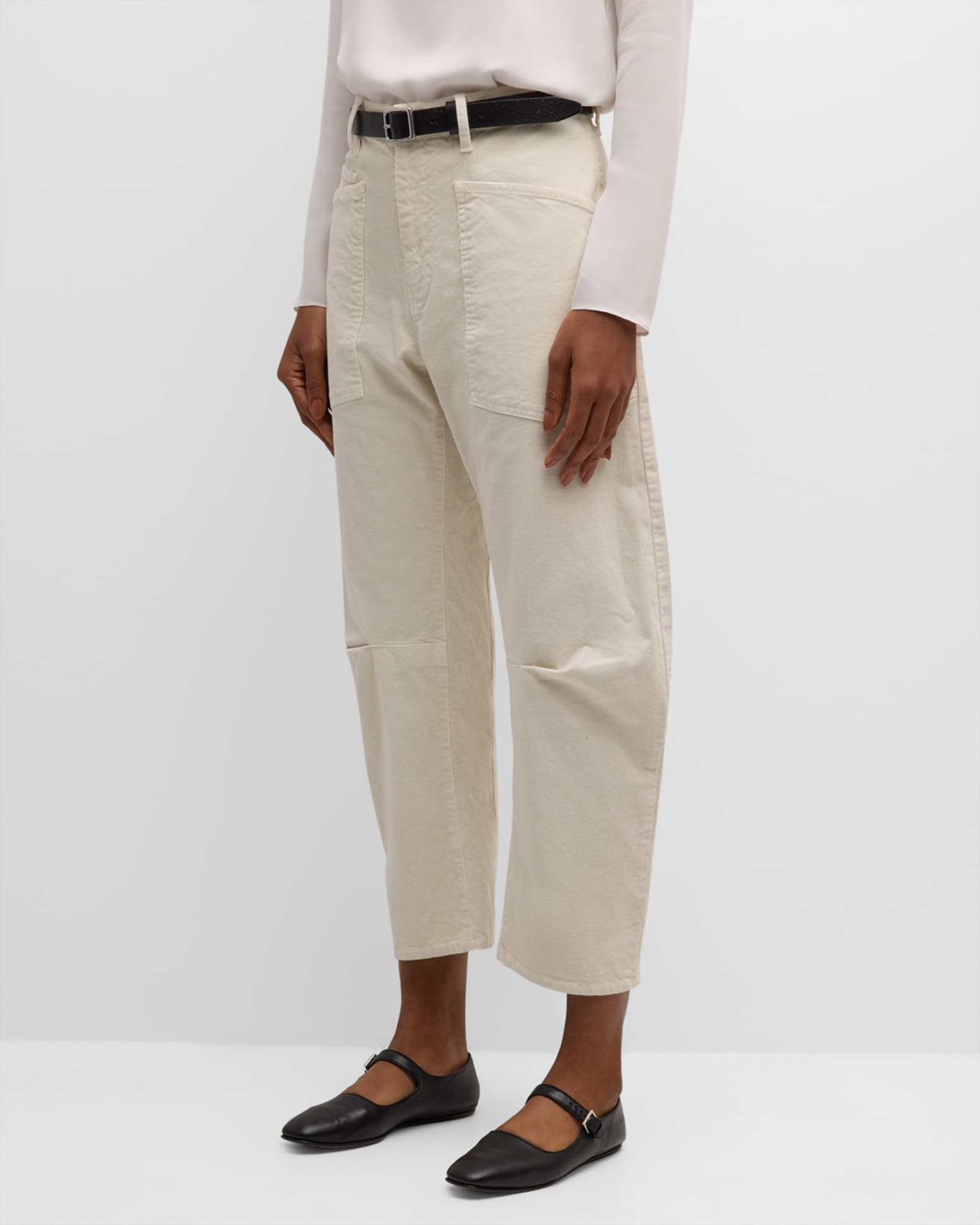 Nili Lotan Shon Wide-Leg Pants | Neiman Marcus Nili Lotan Shon Wide-Leg Pants | Neiman Marcus