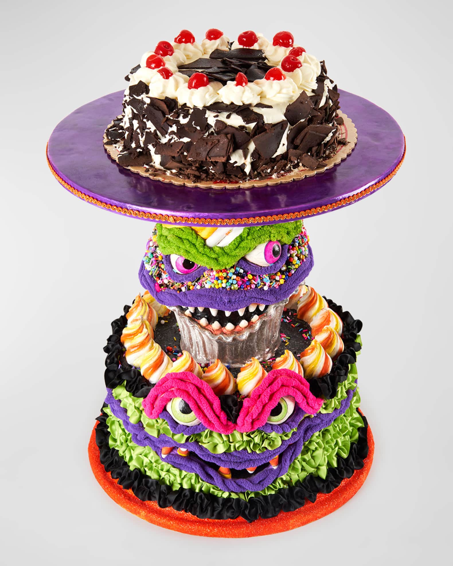 Katherine's Collection Creepy Confections Halloween Cake Plate Neiman
