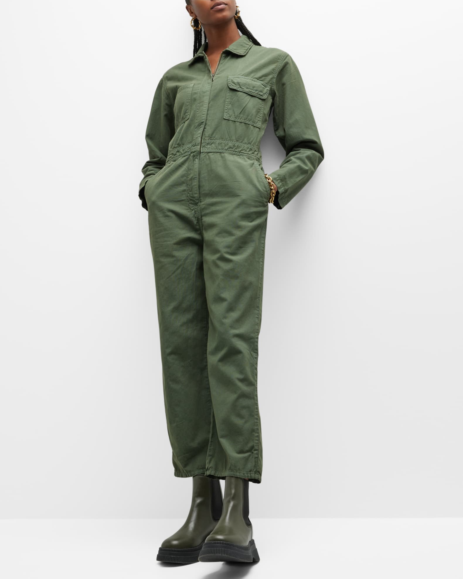 Rivet Utility Looker Utility Jumpsuit Neiman Marcus