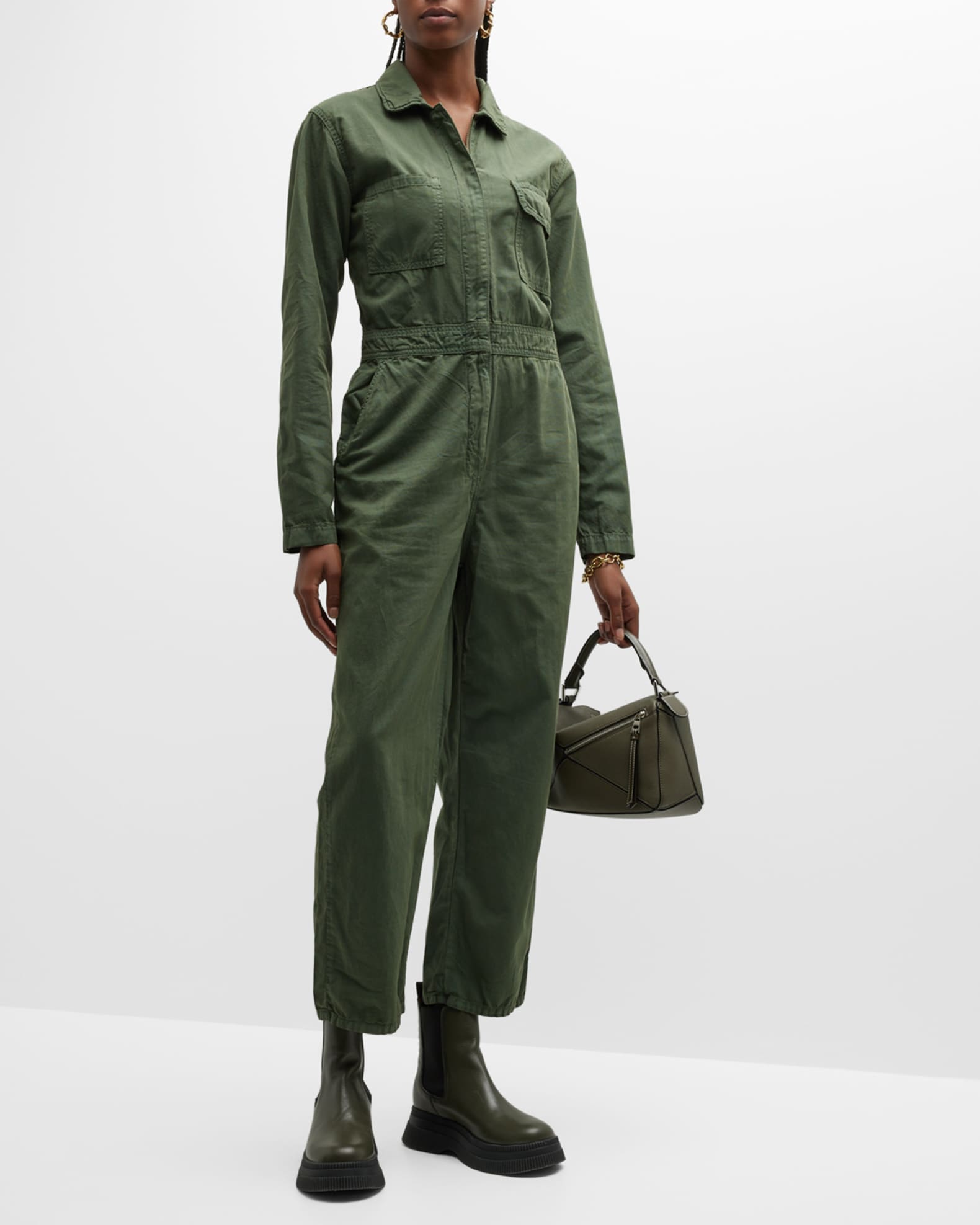 Rivet Utility Looker Utility Jumpsuit Neiman Marcus