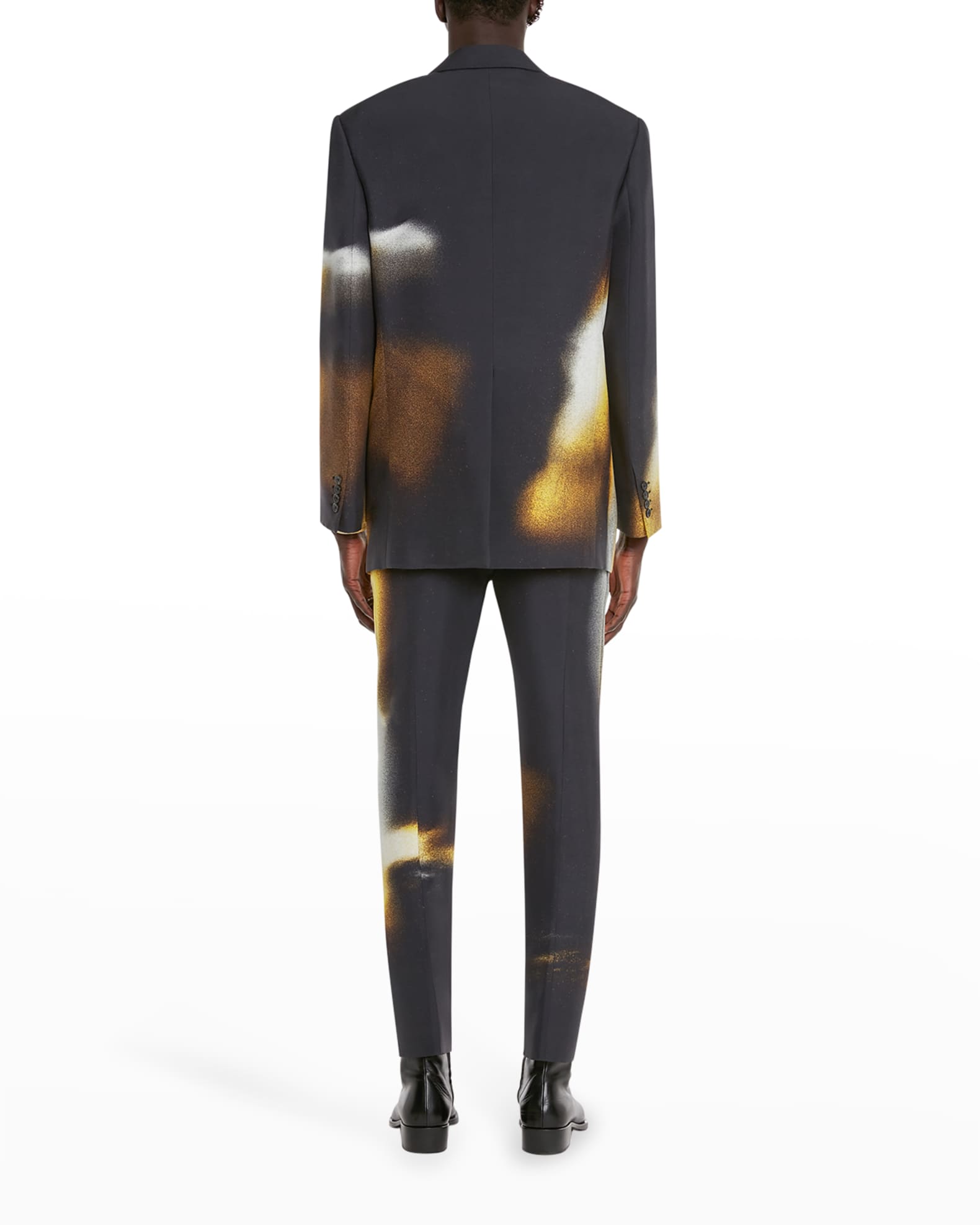 Alexander McQueen Men's Spray Paint Pants Neiman Marcus