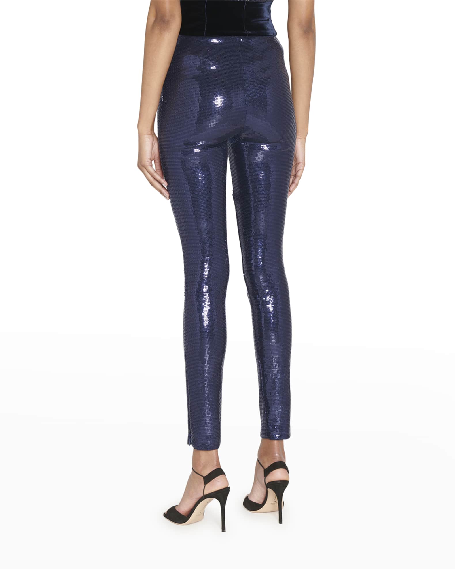 Sequin Ankle Leggings