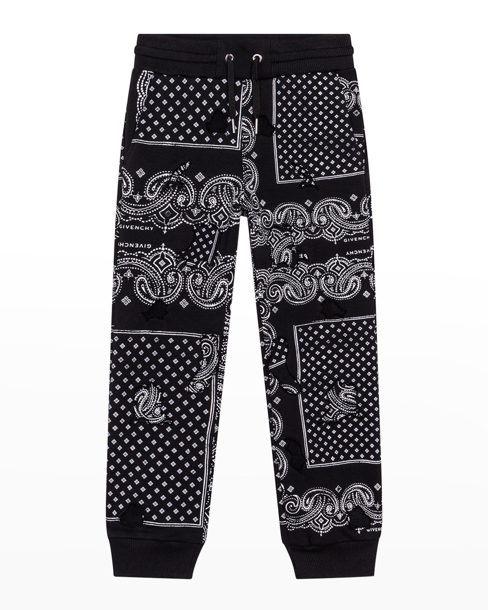 Bandana Print Jogger Pants from Neiman Marcus