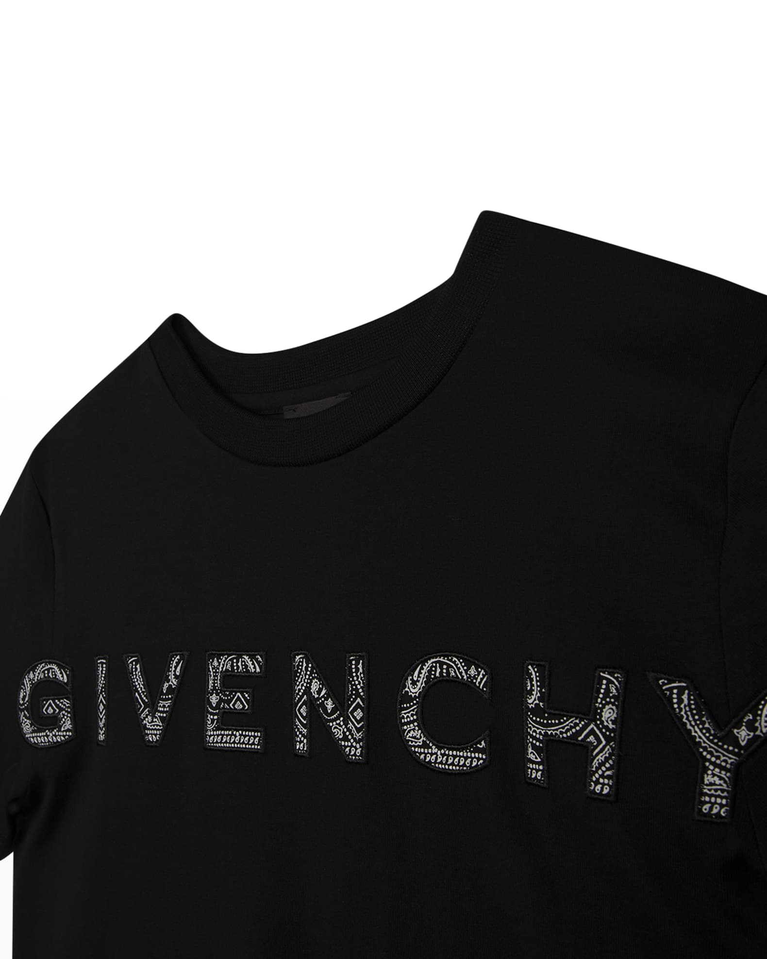 Givenchy Boys Black Bandana T-Shirt