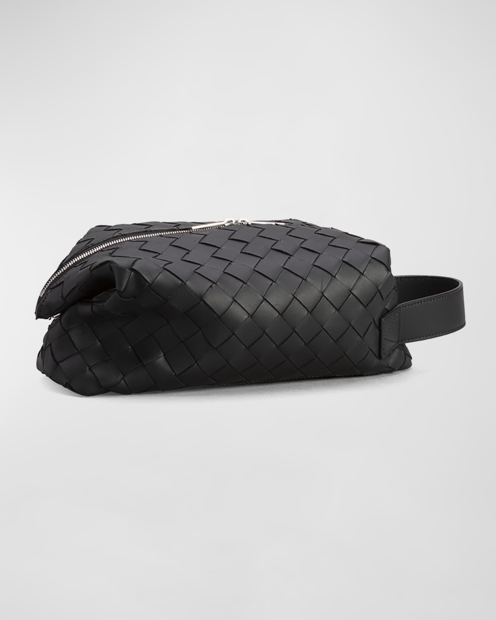Bottega Veneta Men s Intrecciato Leather Toiletry Bag Neiman Marcus