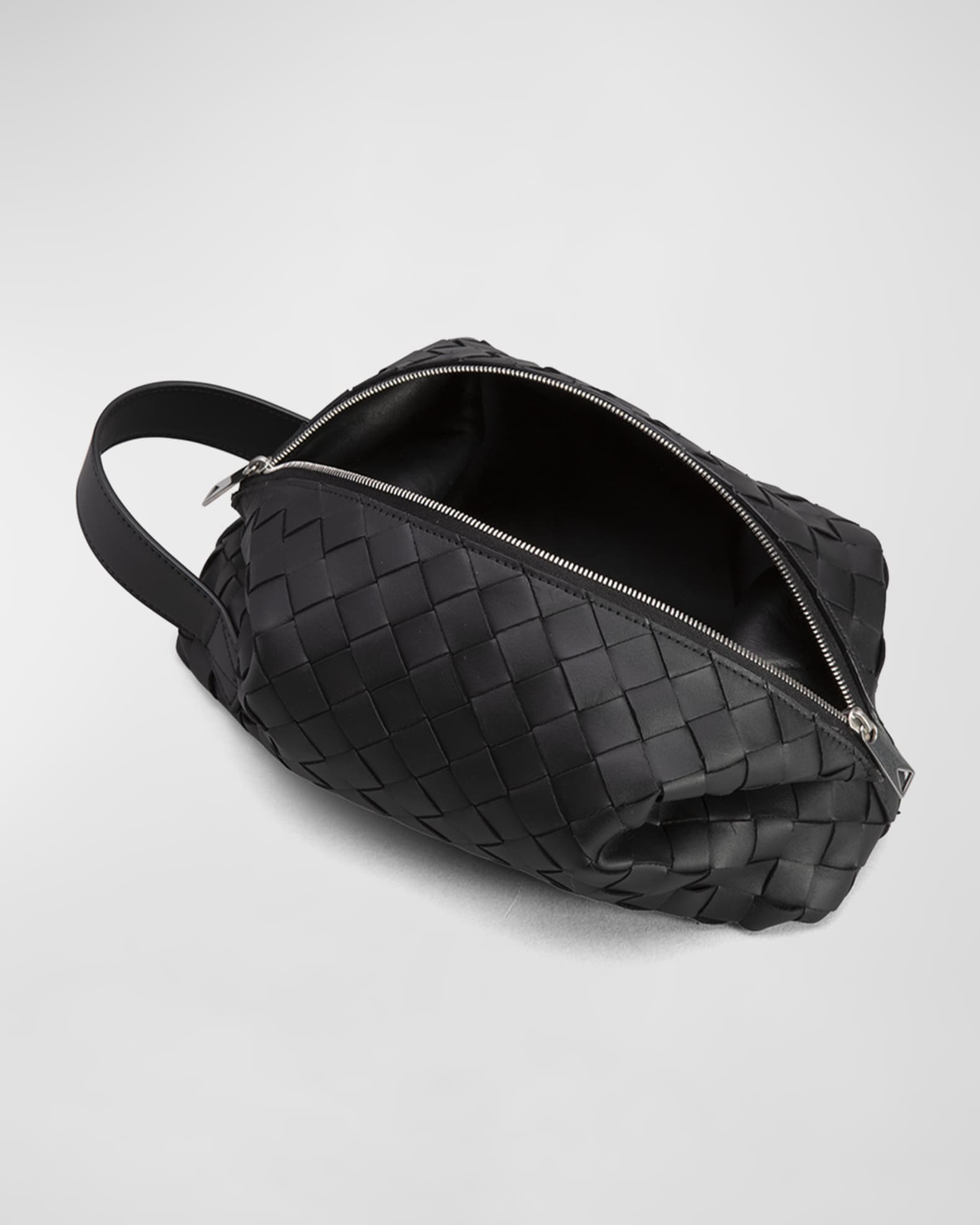 Bottega Veneta Men s Intrecciato Leather Toiletry Bag Neiman Marcus