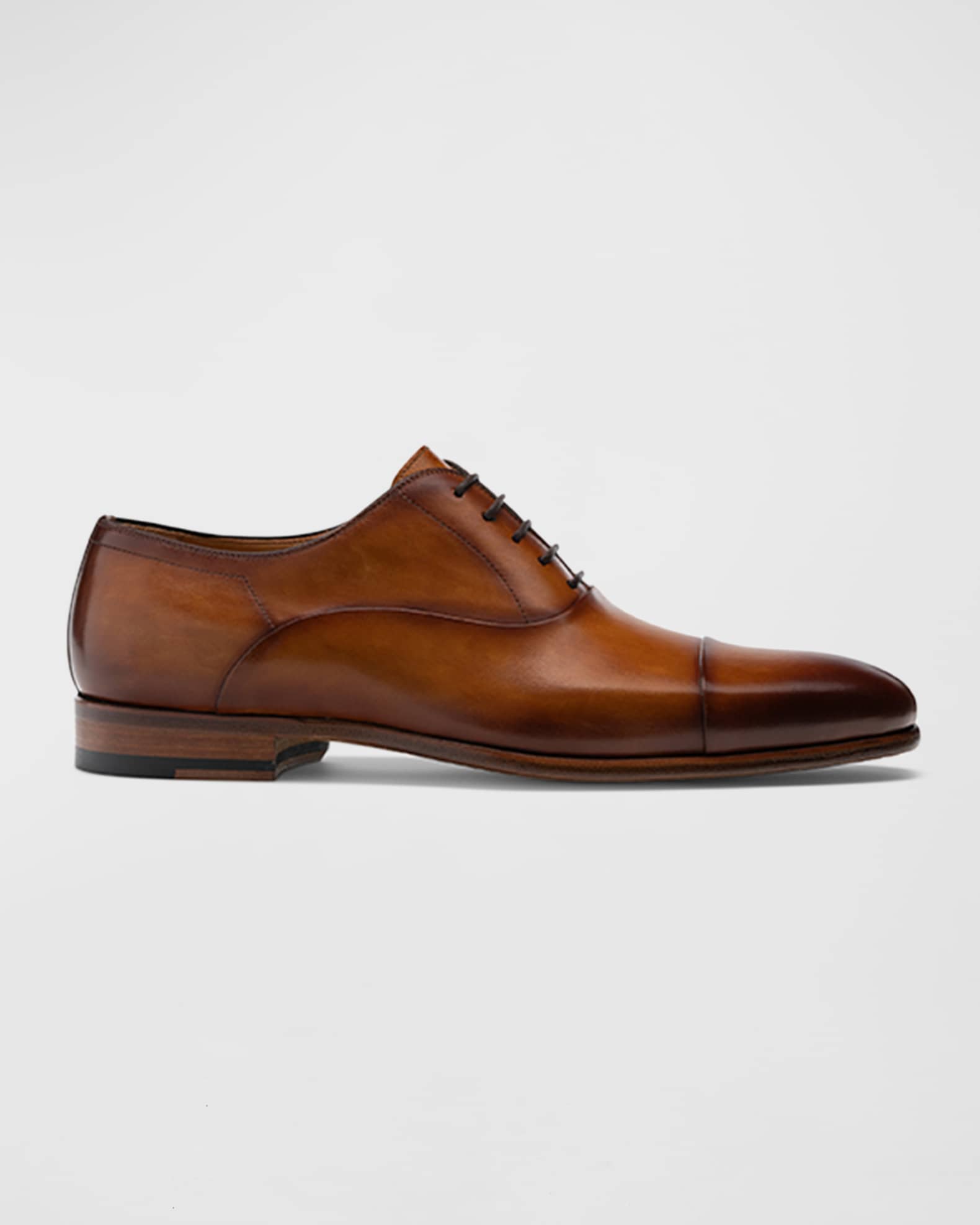 Magnanni Men's Segovia Cap-Toe Leather Oxfords | Neiman Marcus