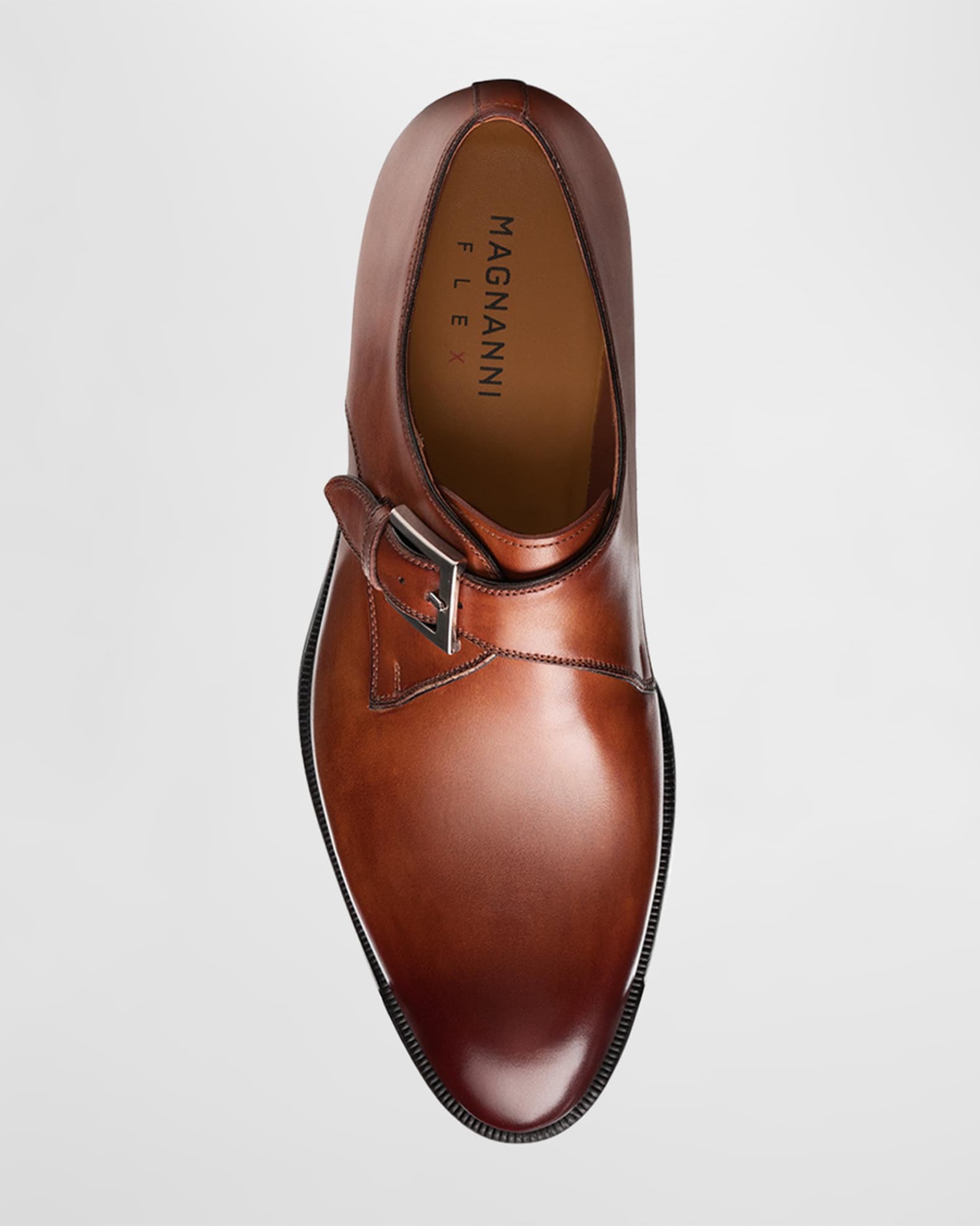 Magnanni Men's Wooten Leaather Monk Strap Loafers | Neiman Marcus